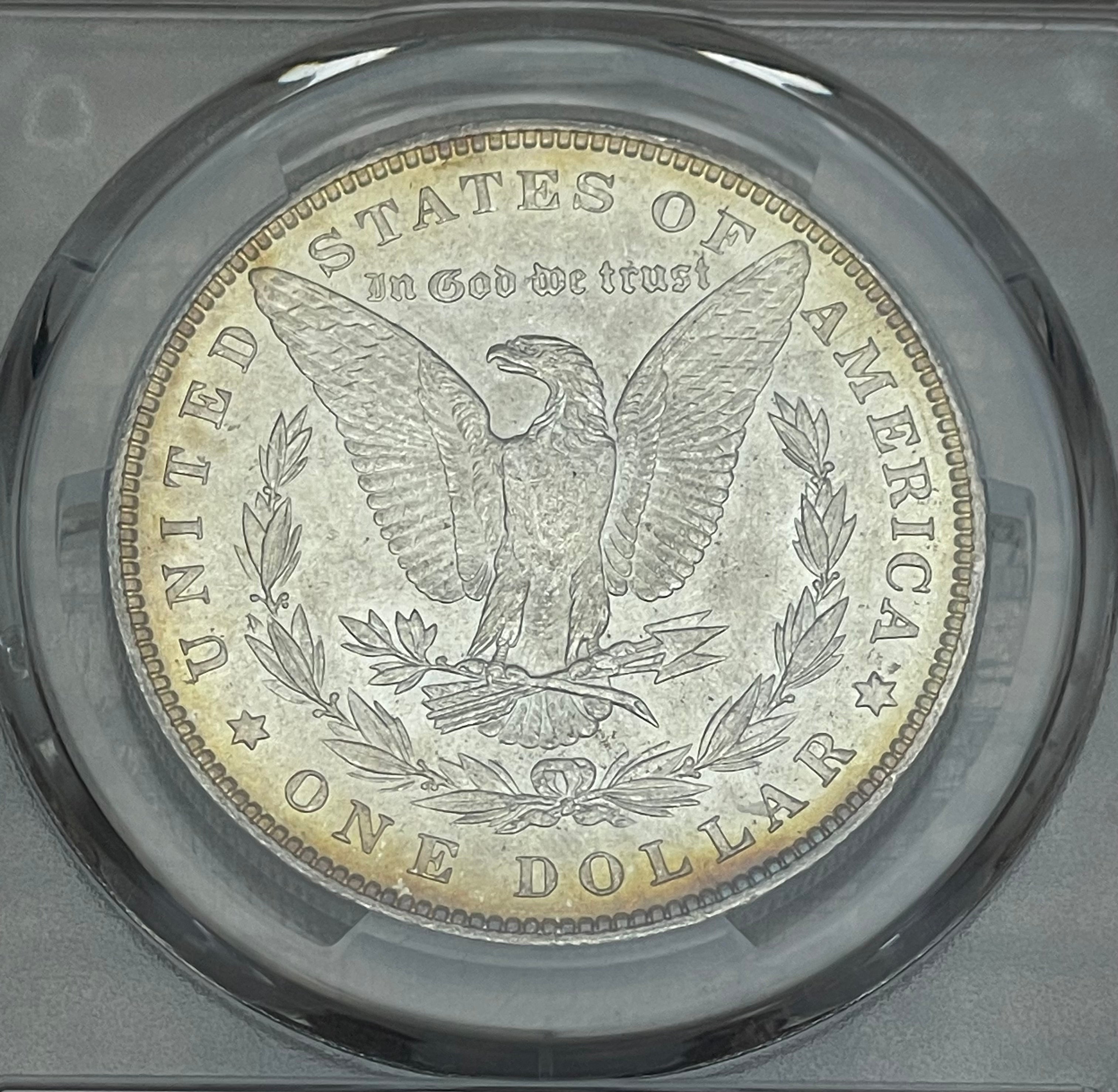 1882 $1 US Morgan Silver Dollar PCGS MS64