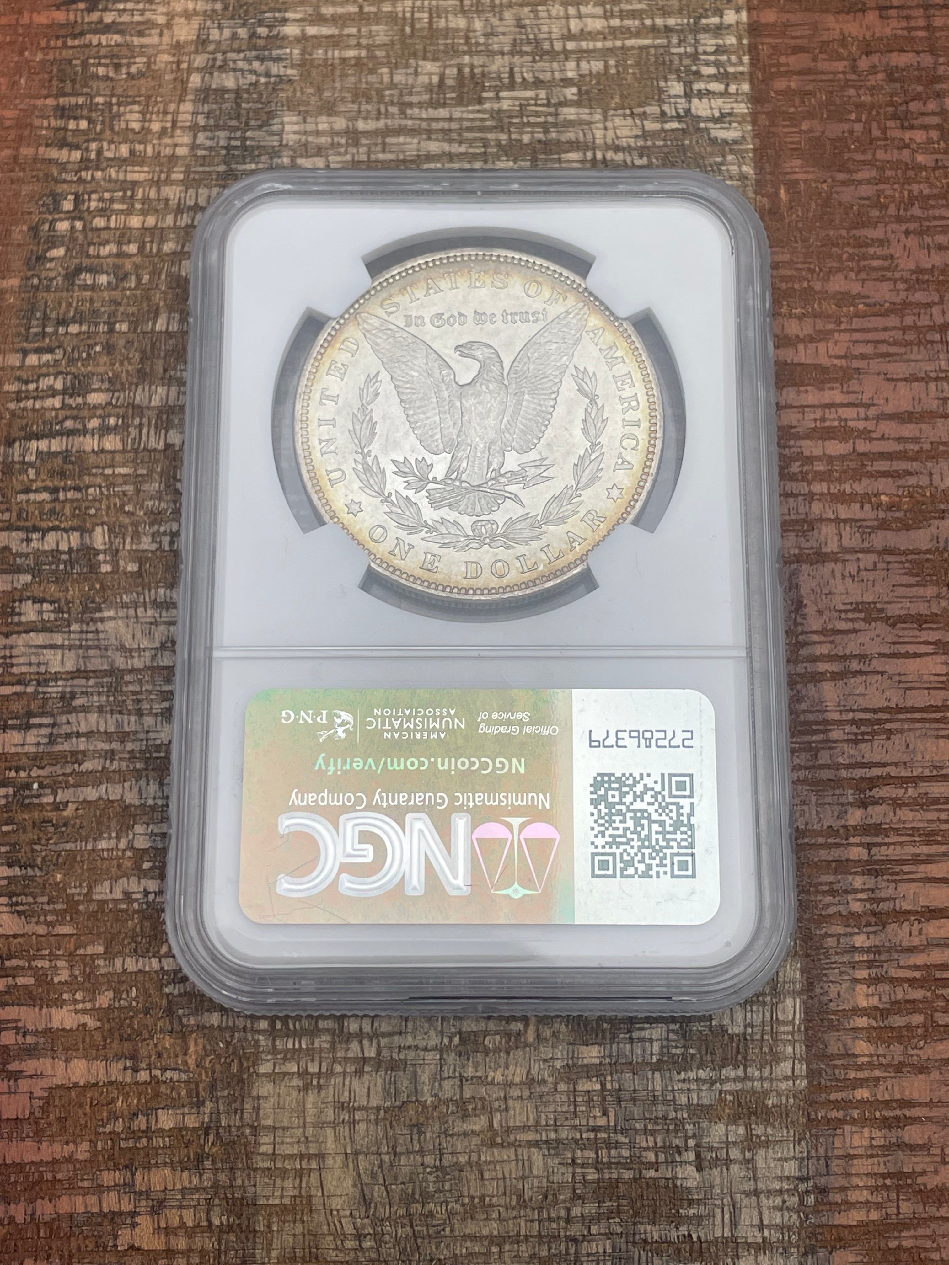 1883 $1 US Morgan Silver Dollar NGC MS65