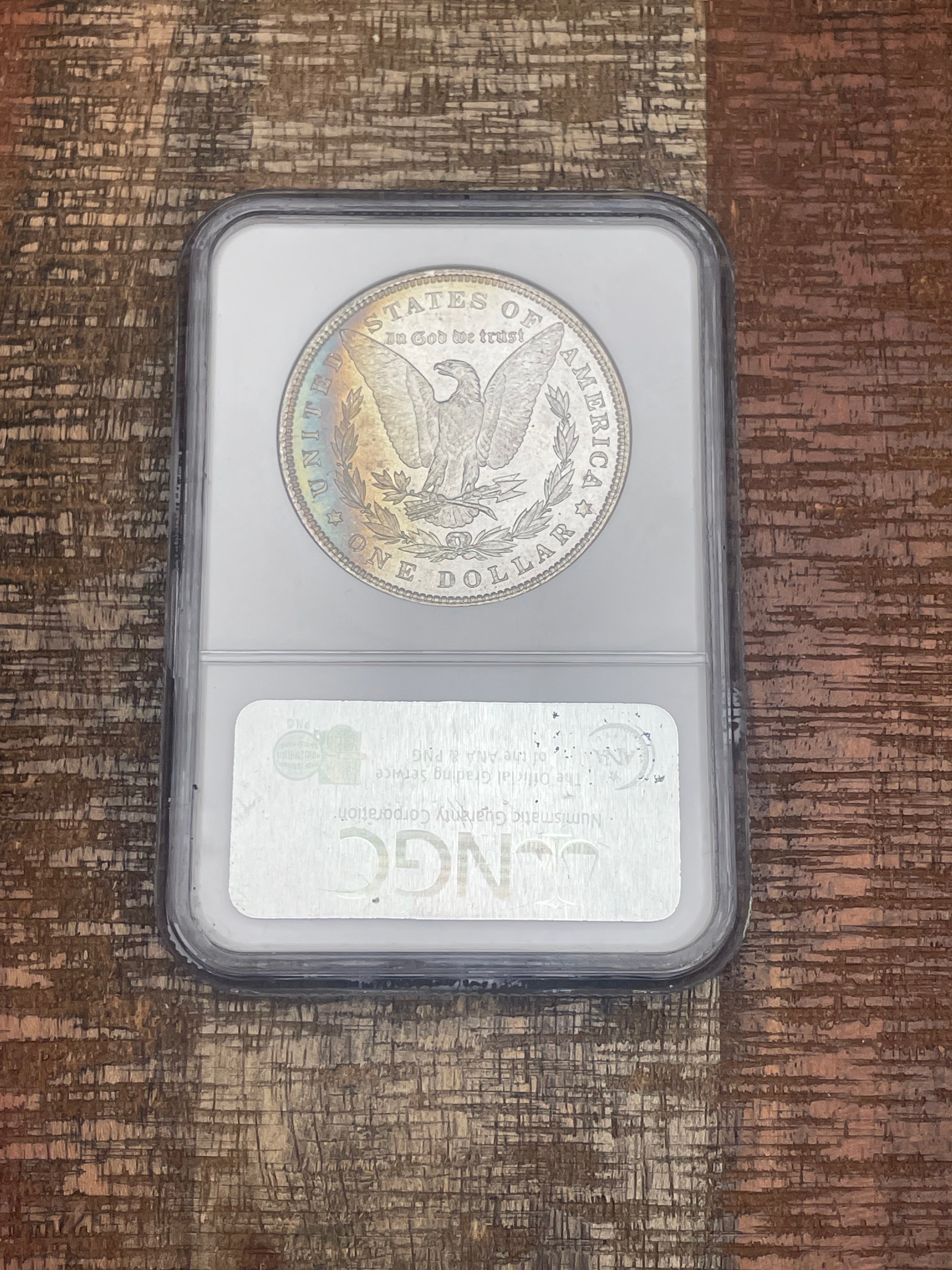 1886 $1 US Morgan Silver Dollar NGC MS65