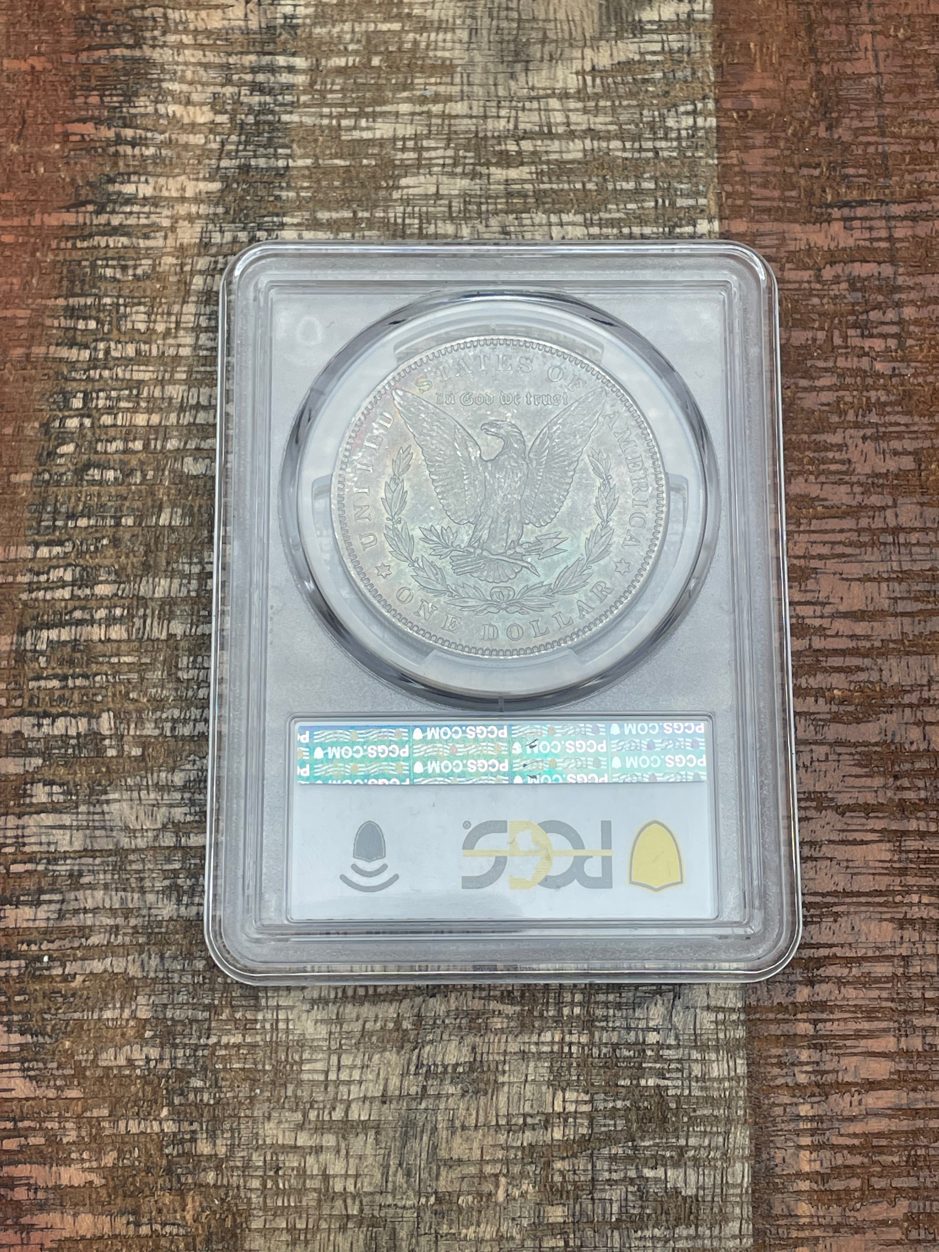 1891 $1 US Morgan Silver Dollar  PCGS MS63