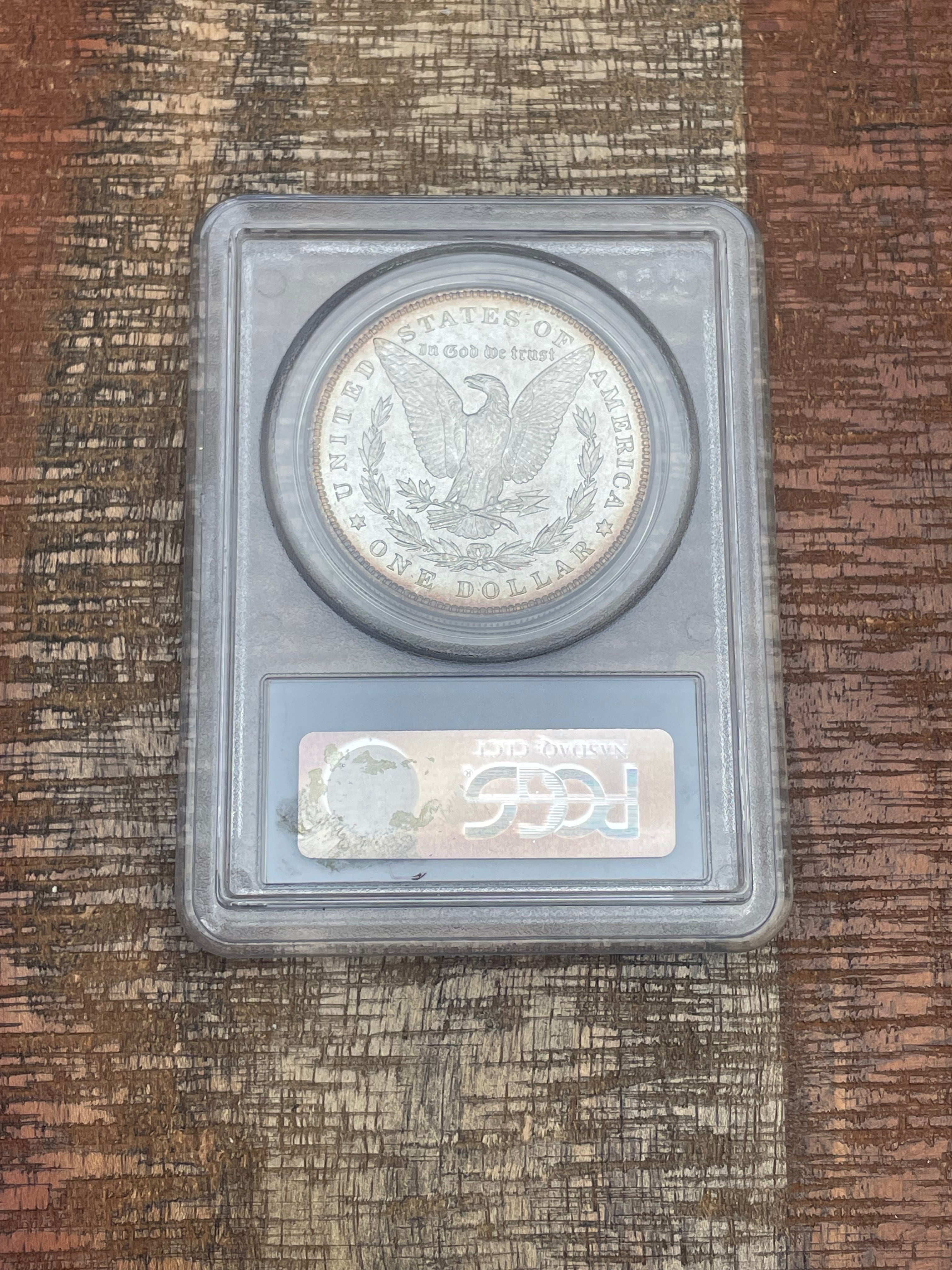 1896 $1 US Morgan Silver Dollar PCGS MS 65