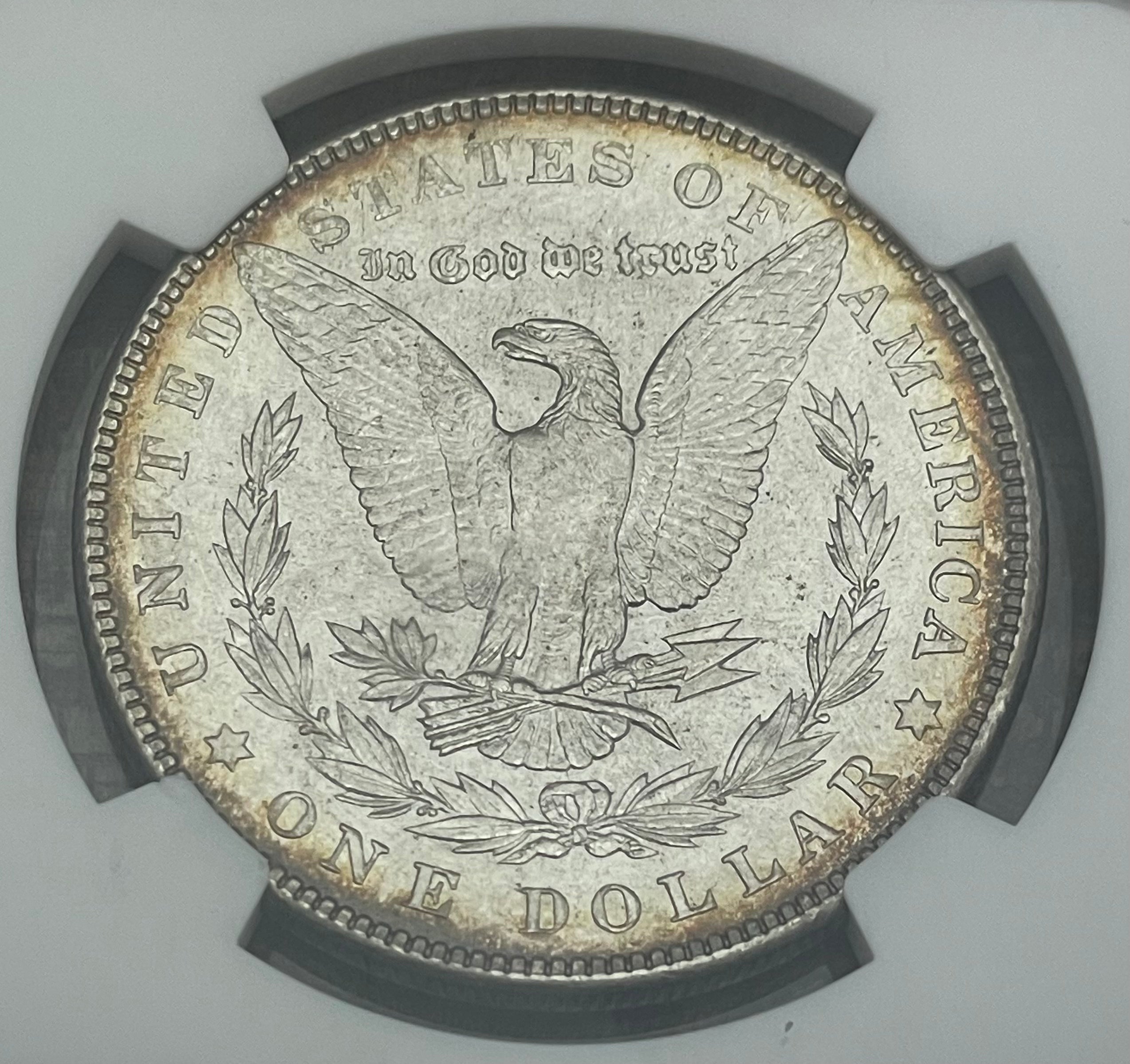 1902 $1 US Morgan Silver Dollar NGC MS64
