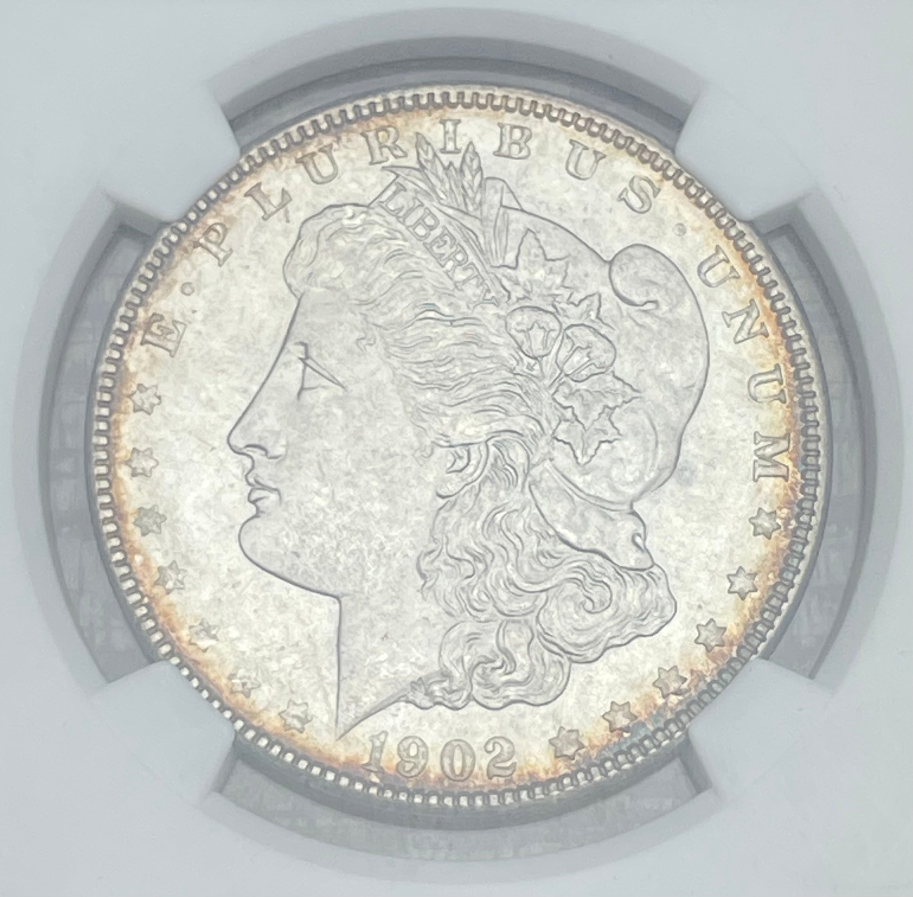 1902 $1 US Morgan Silver Dollar NGC MS64