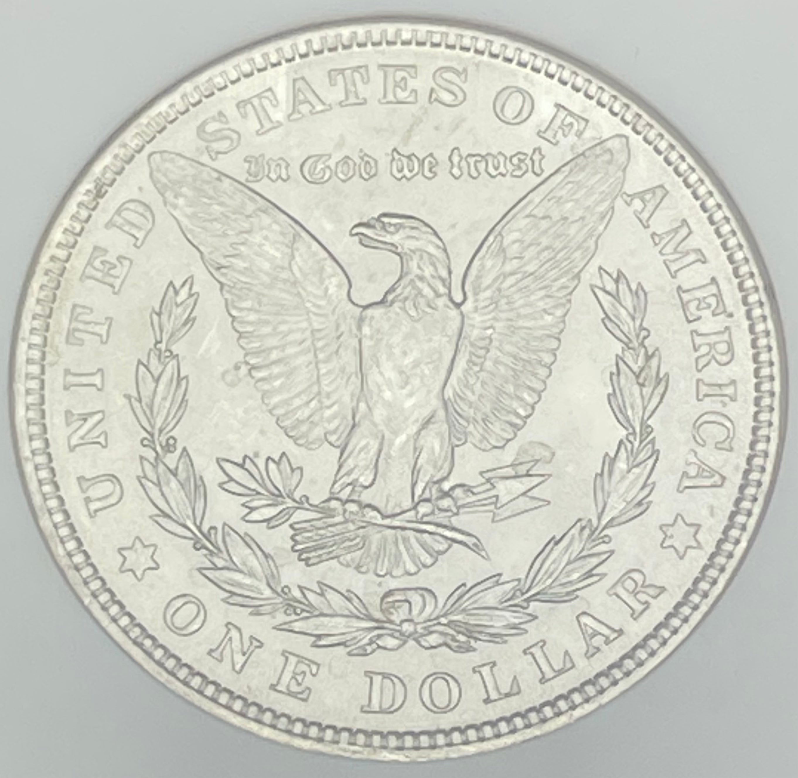 1921 $1 US Morgan Silver Dollar NGC MS63