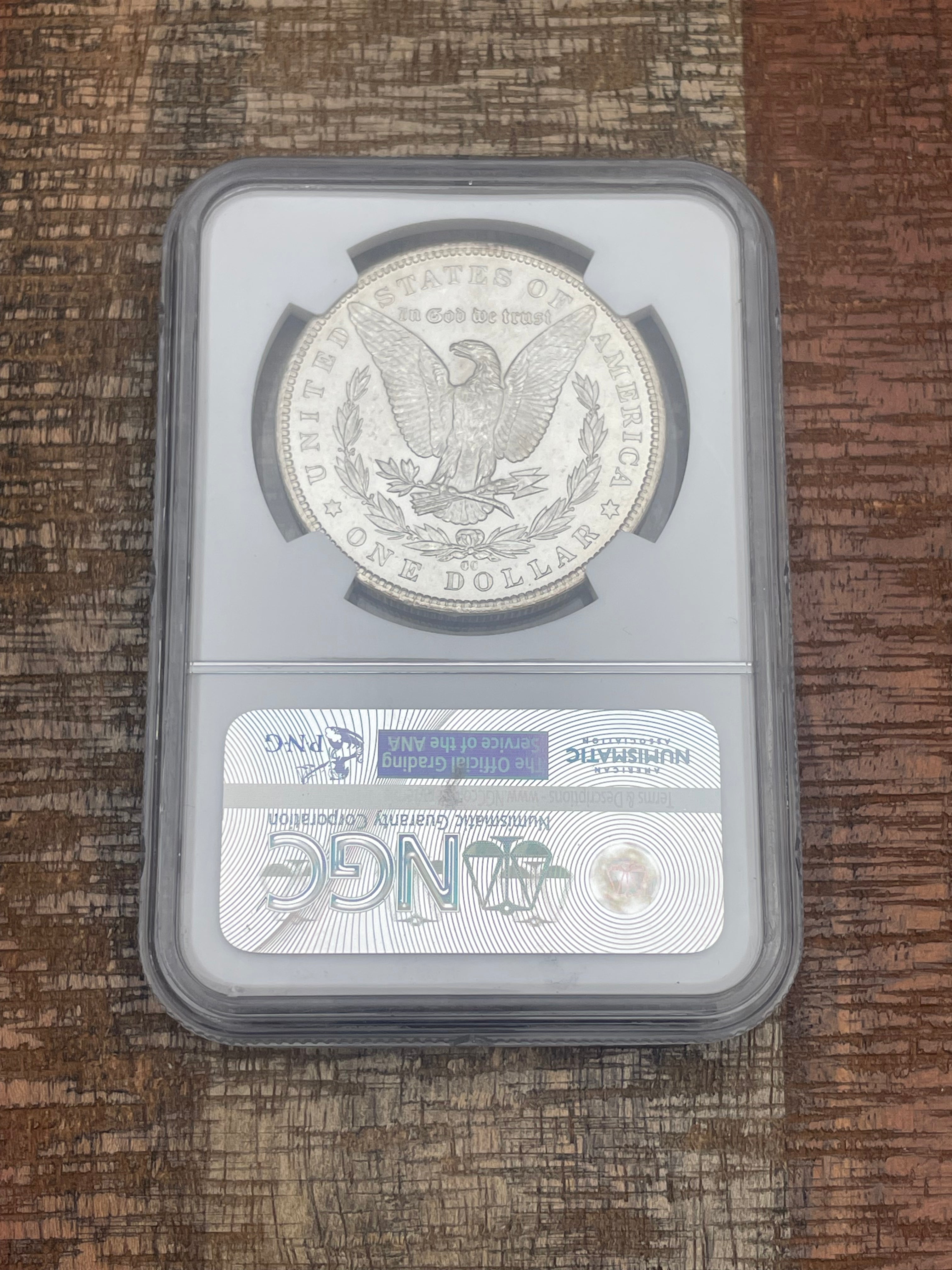 1884-CC $1 US Morgan Silver Dollar ~ NGC MS64