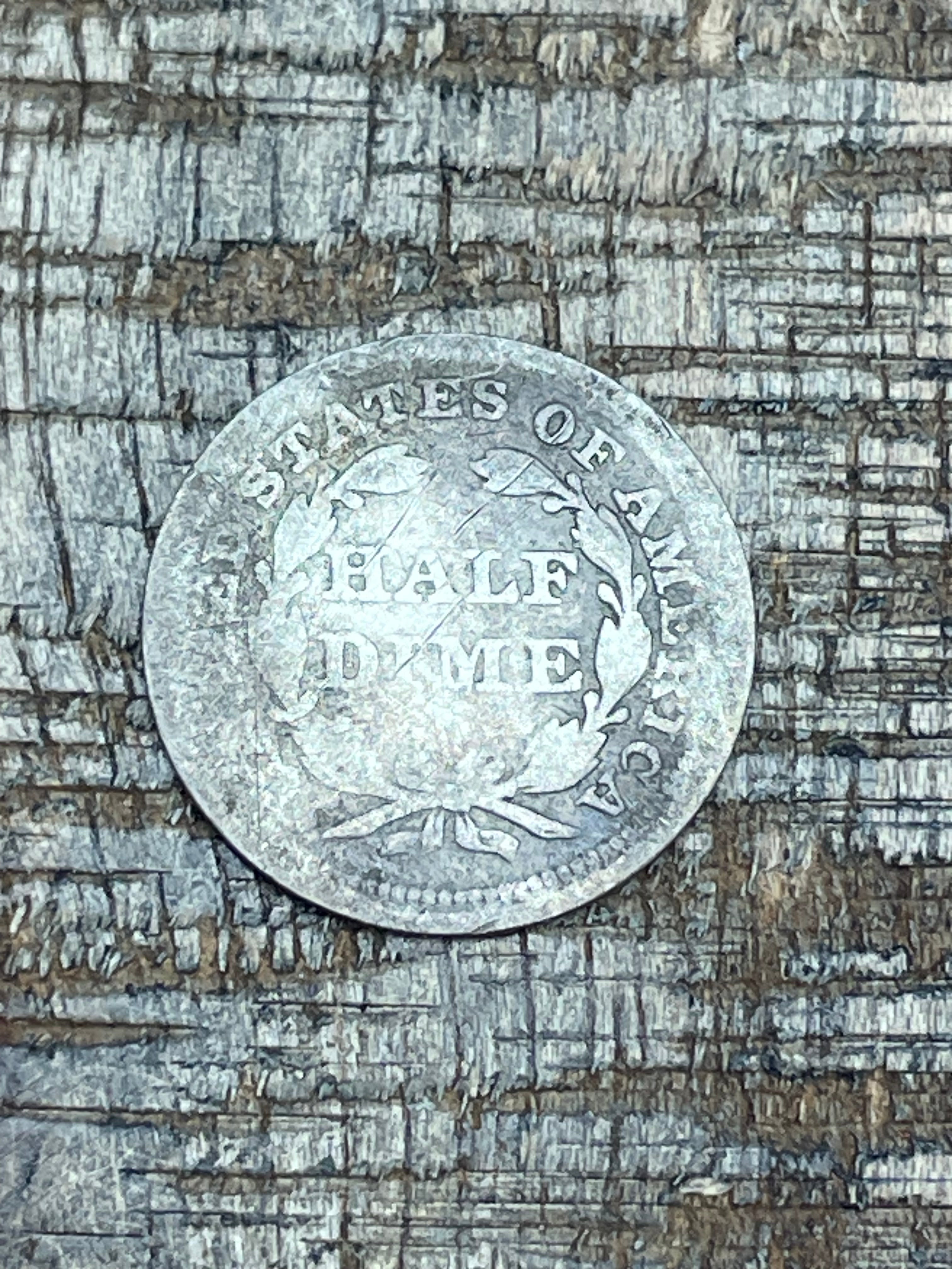 1856 H10C US Half Dime
