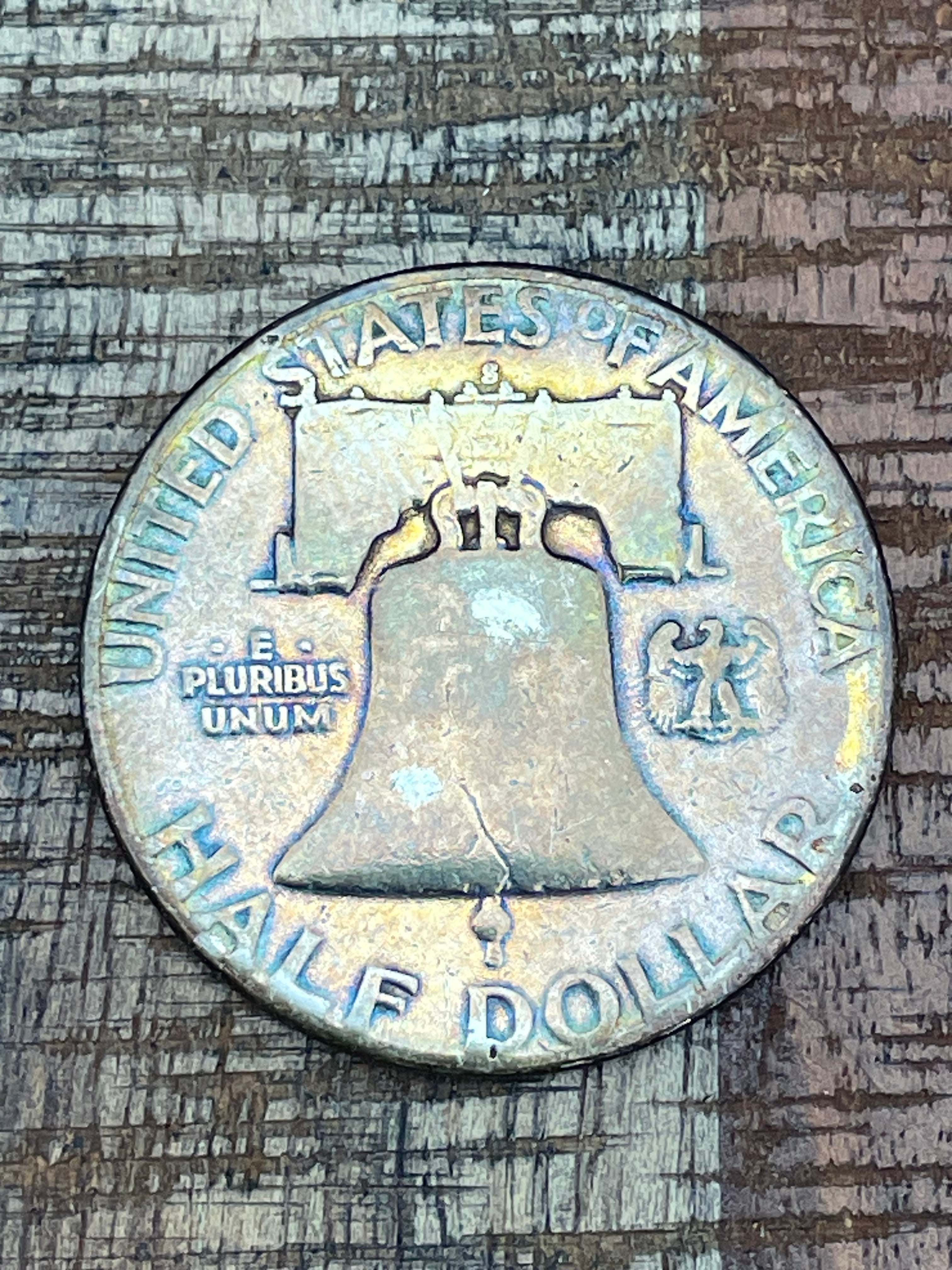 1953-S 50C US Franklin Half Dollar