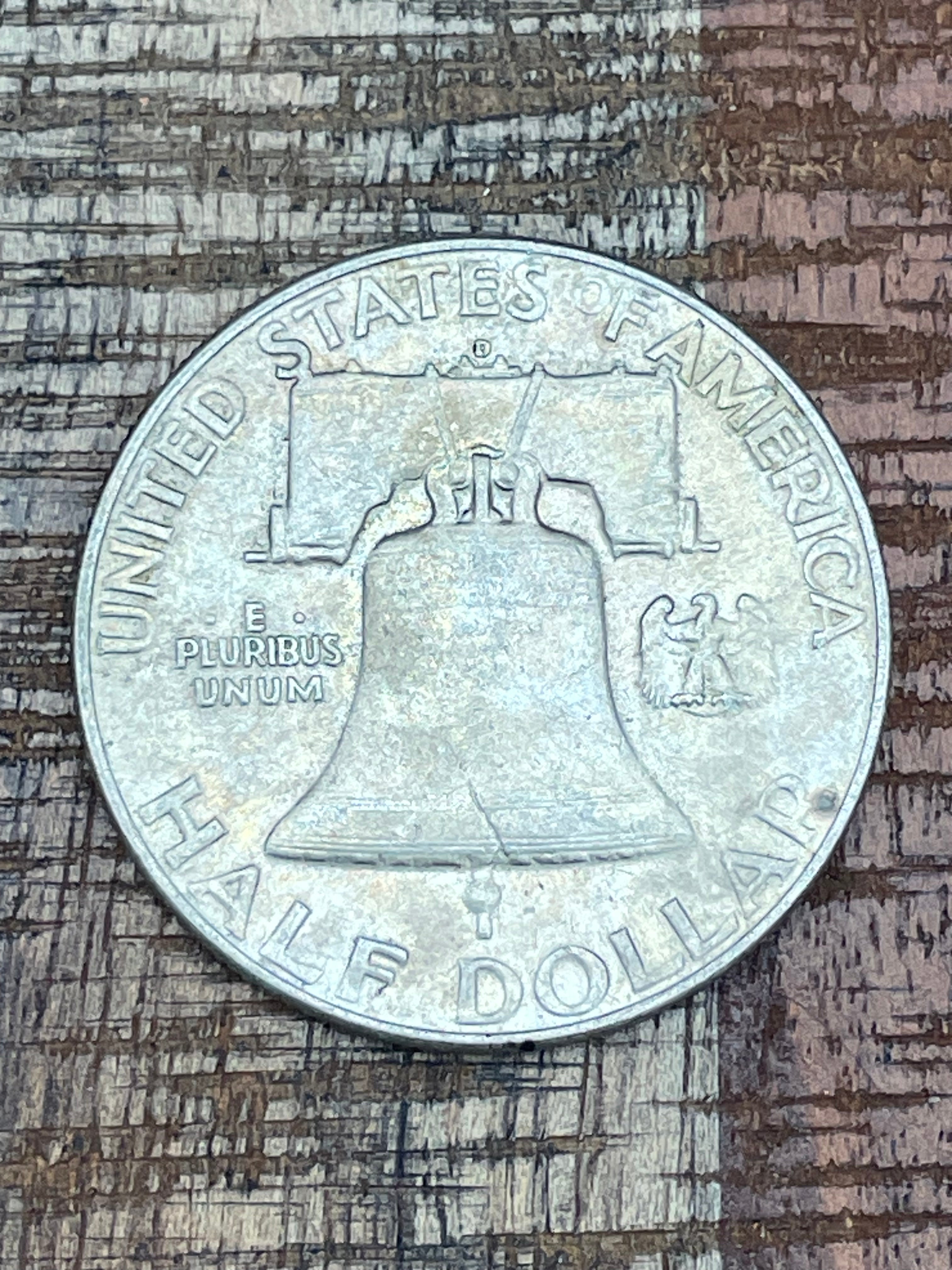 1954-D 50C US Franklin Half Dollar