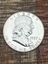 1957 50C US Franklin Half Dollar