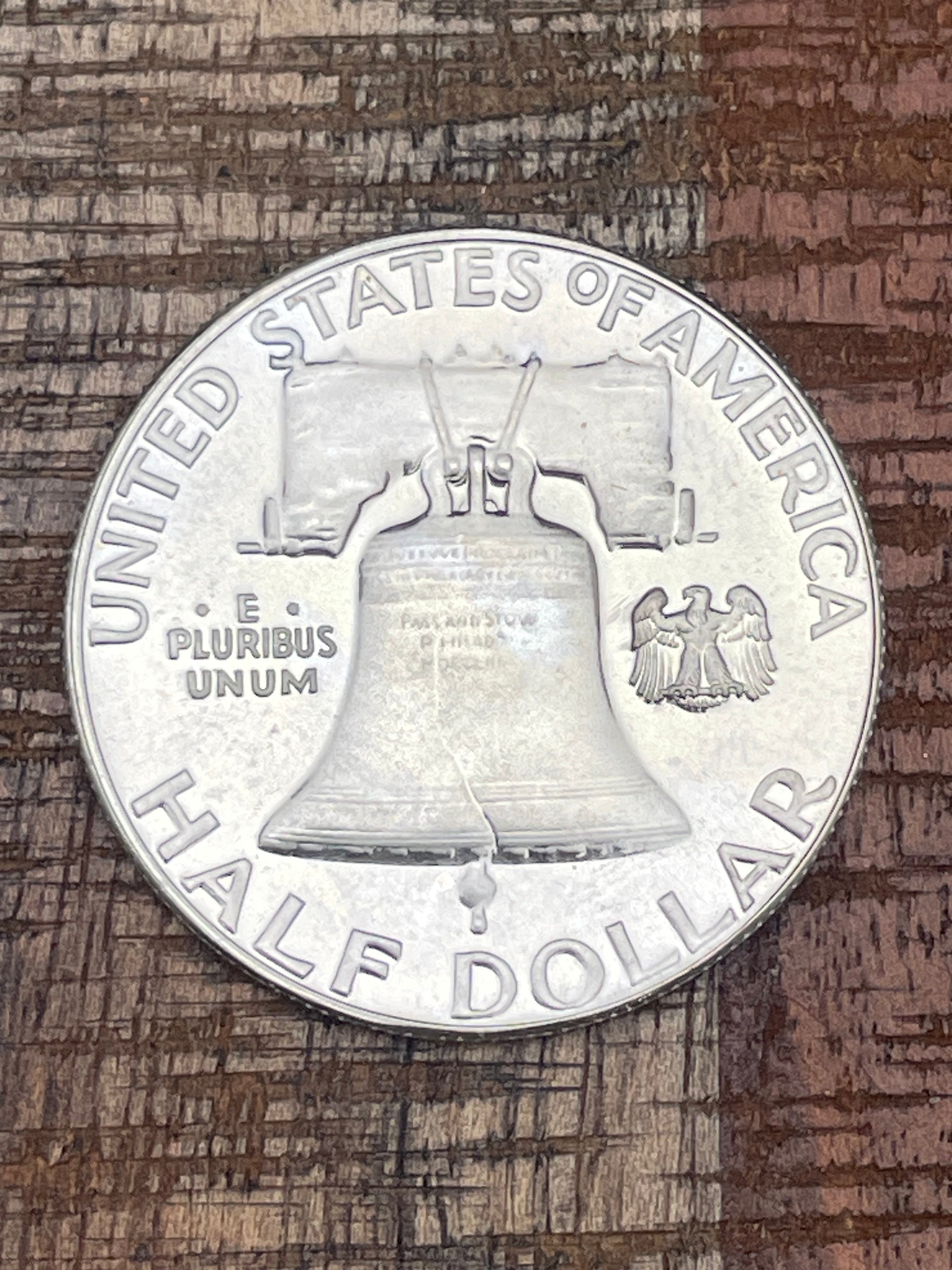 1957 50C US Franklin Half Dollar