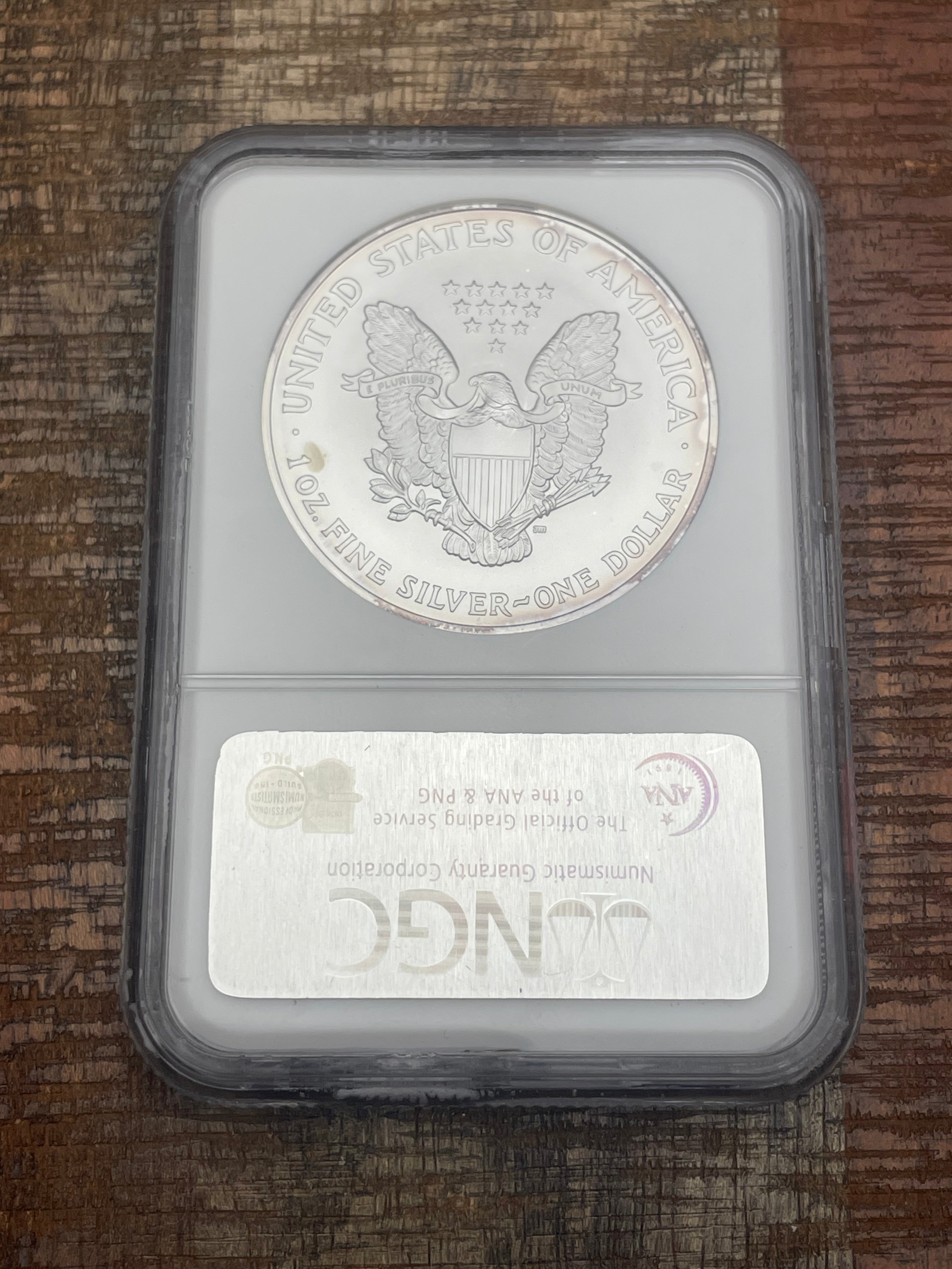 2006 $1 US American Silver Eagle NGC MS69