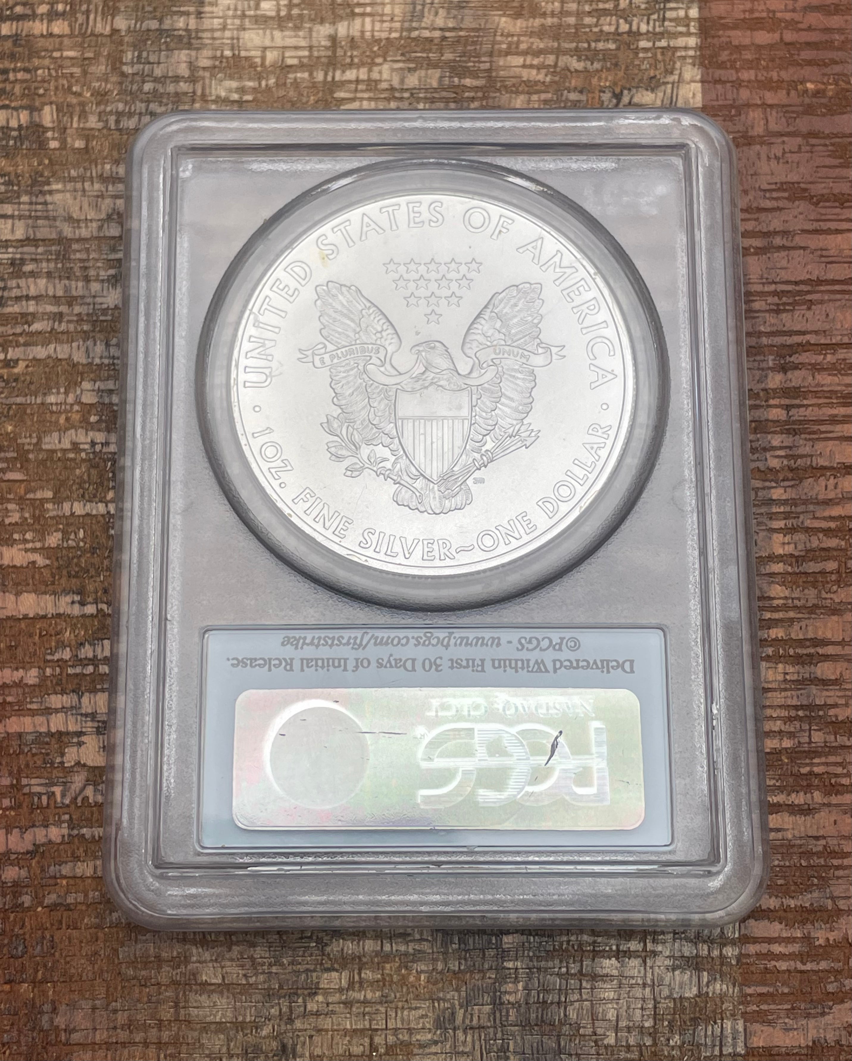 2010 $1 US Silver Eagle ~ PCGS MS69~First Strike