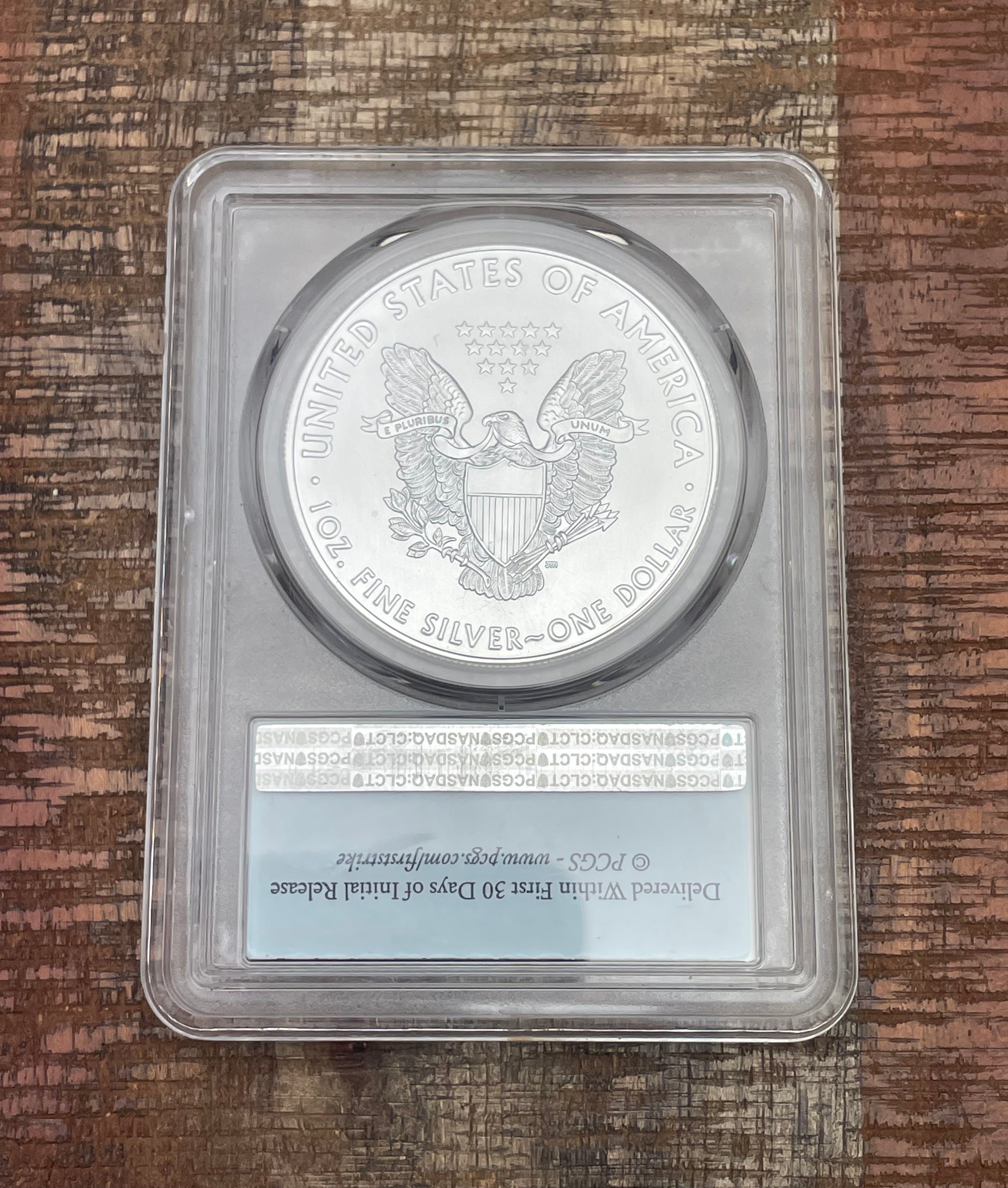 2020 $1 US Silver Eagle ~ PCGS MS70~First Strike