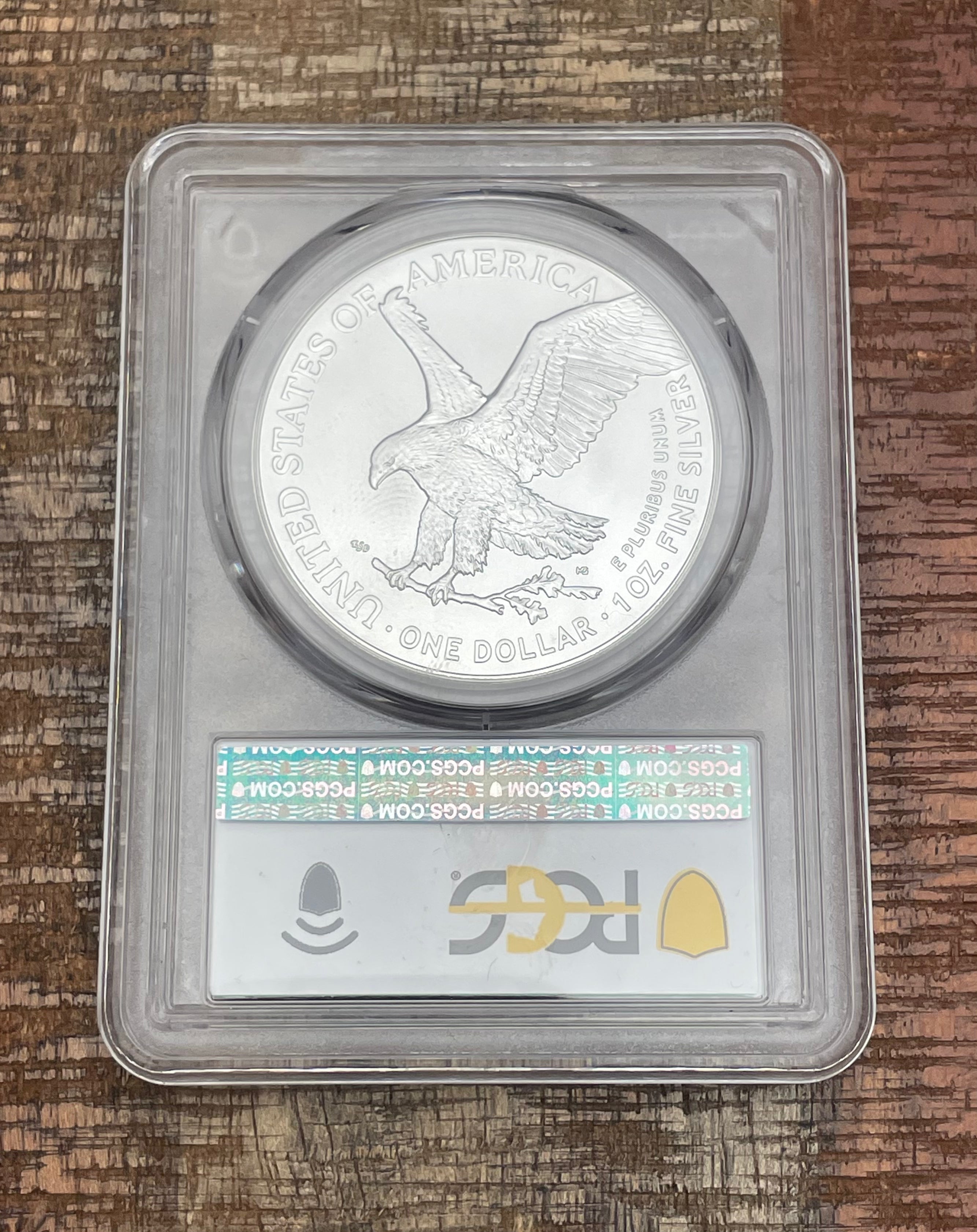 2024 $1 US American Silver Eagle with Star Privy~First Strike~ PCGS MS70