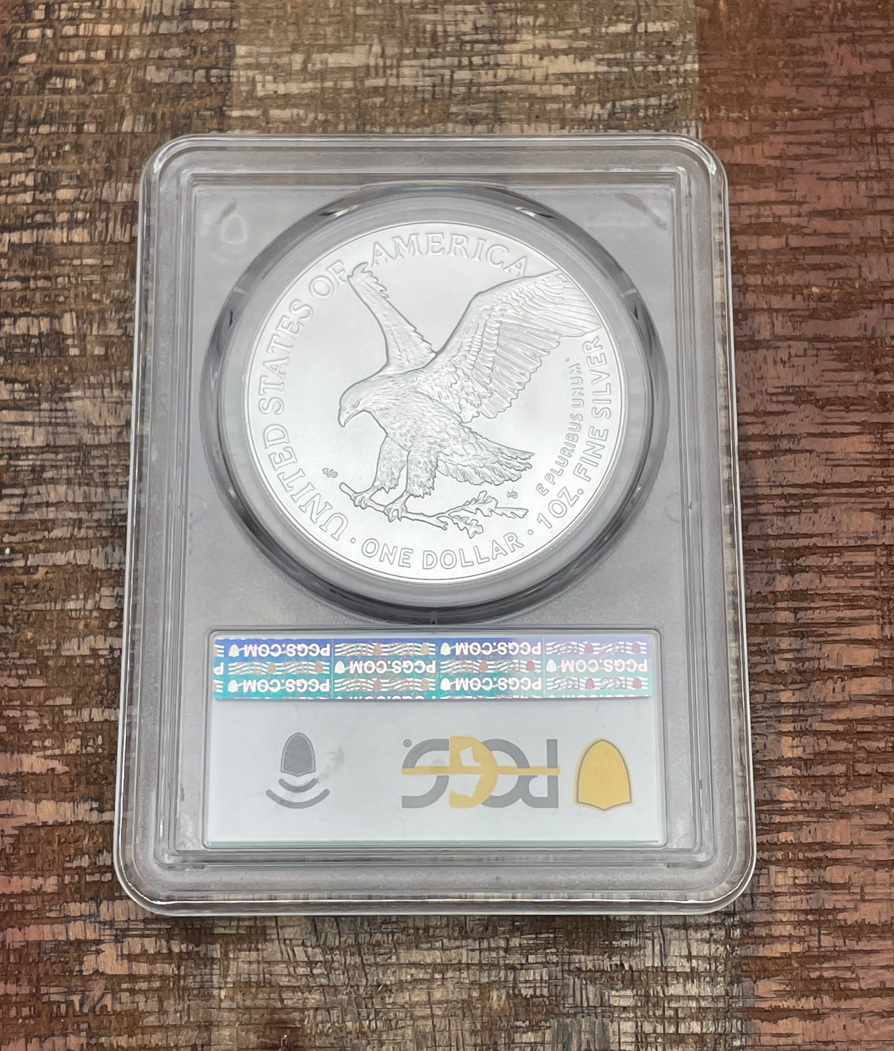 2024 $1 US American Silver Eagle with Star Privy~First Strike~ PCGS MS70