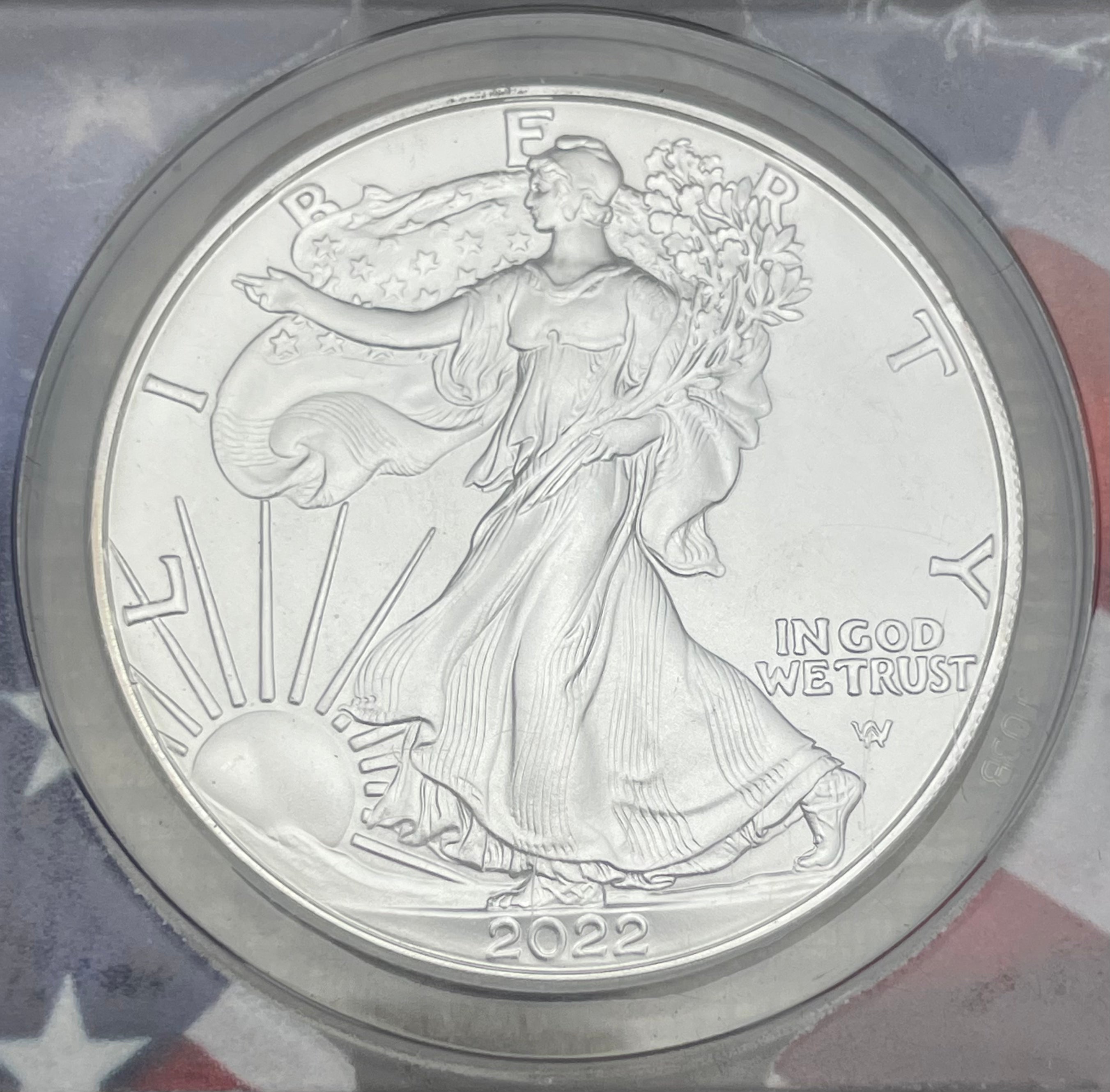 2022 US American Silver Eagle ~ ANACS MS70 ~ First Strike Coin