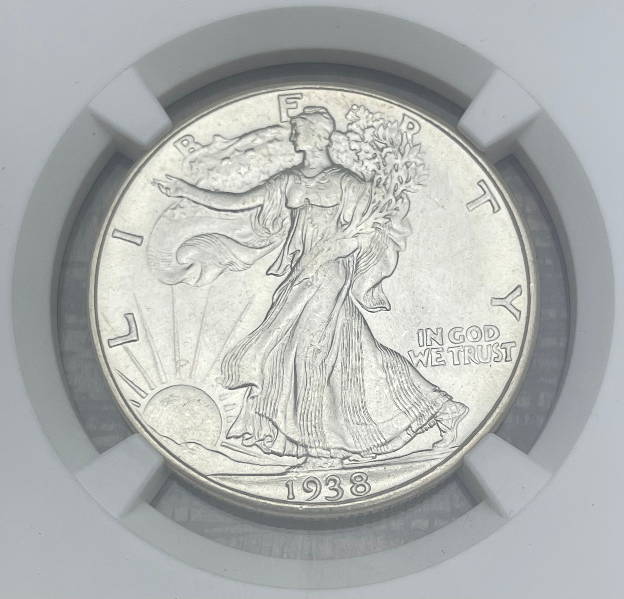 1938-D 50c Walking Liberty Half Dollar~NGC MS63