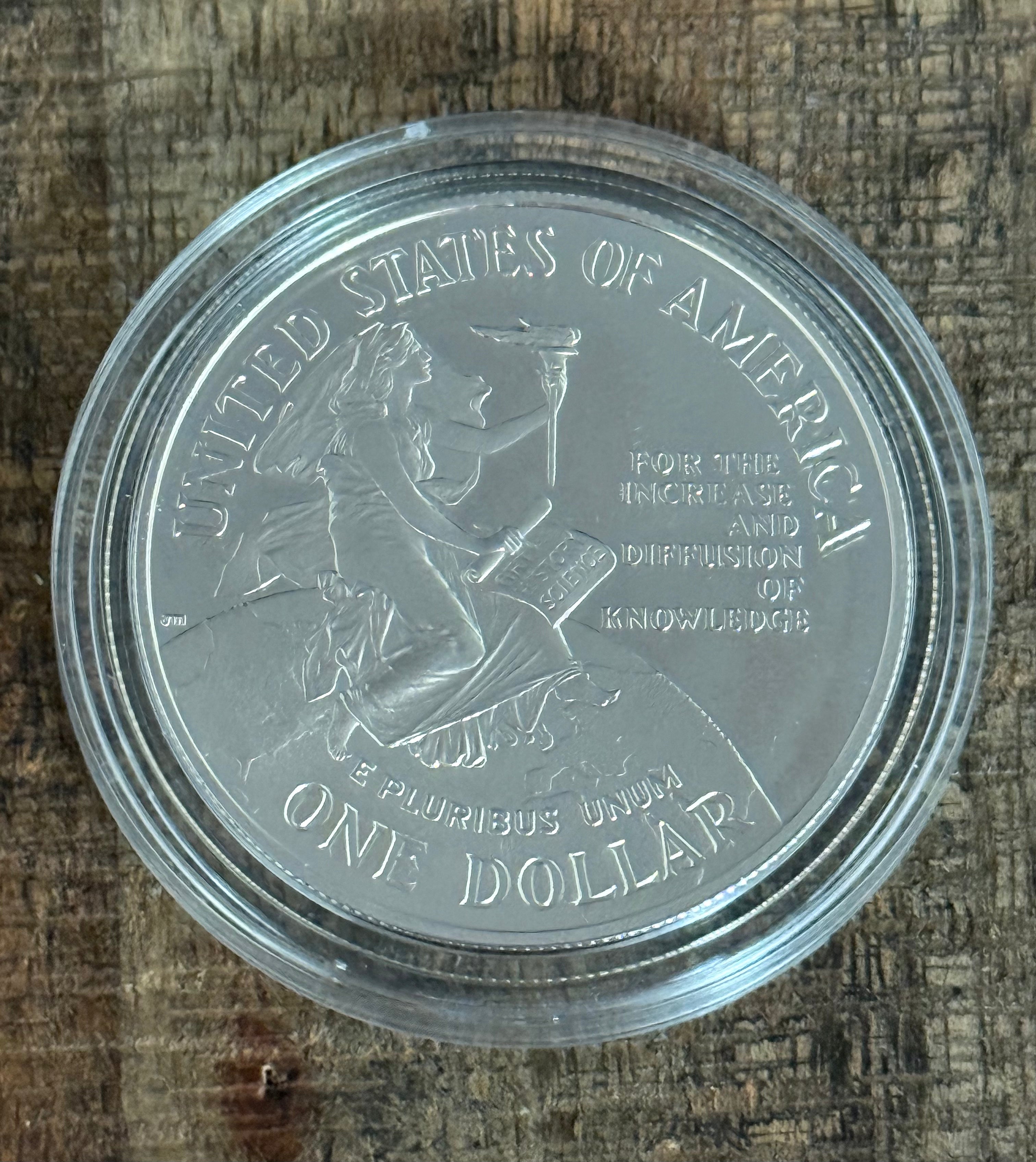 1996 Smithsonian Institution 150th Anniversary Commemorative Coins ~ Proof Silver Dollar