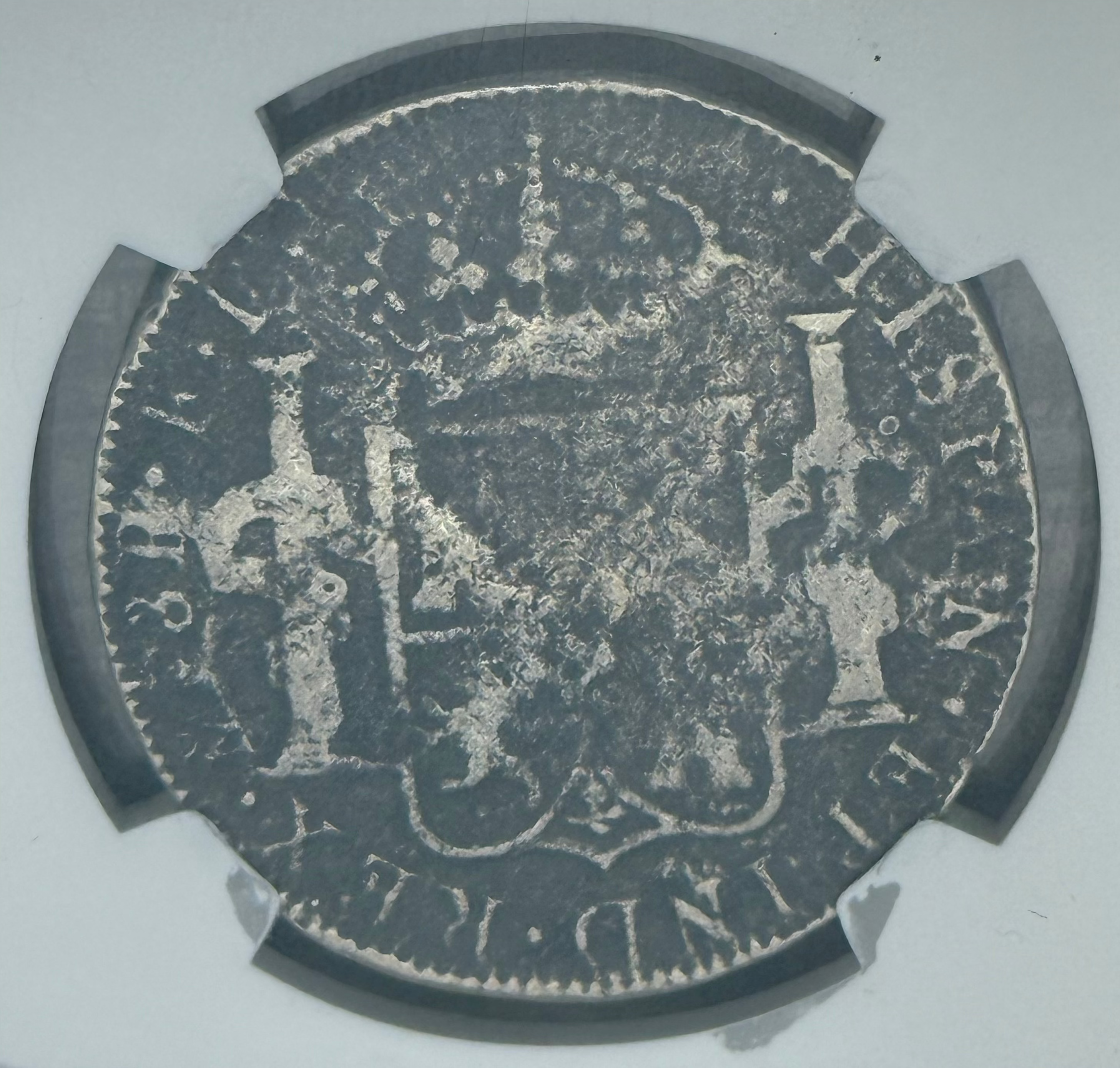 1783MO FF Mexico 8 Reales NGC Certified Genuine ~ Cazador Shipwreck