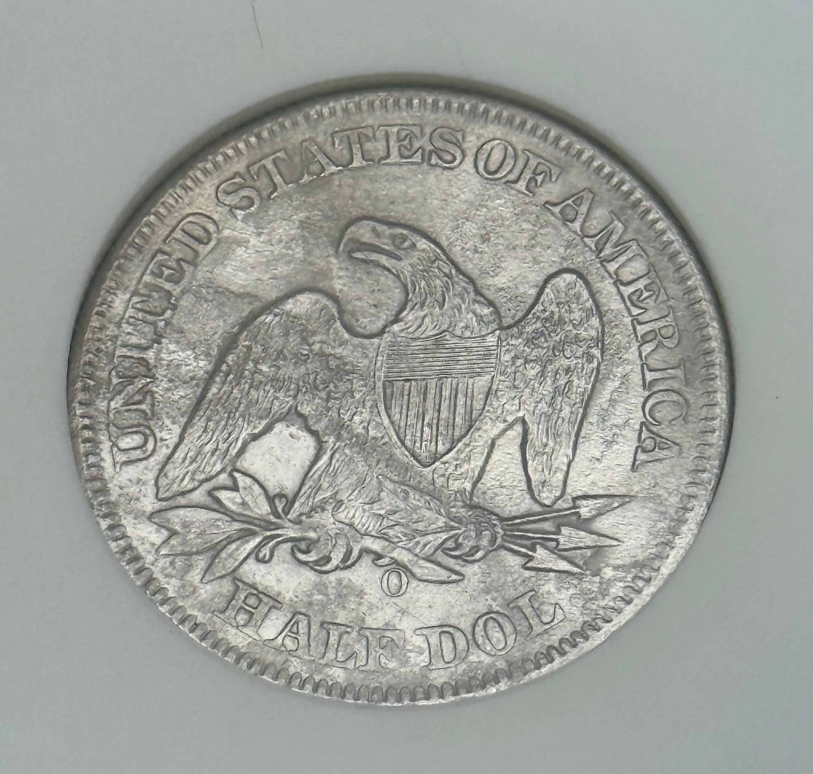 1859-O 50C Seated Liberty Half Dollar NGC Certified Shipwreck Effect ~ SS Republic Shipwreck