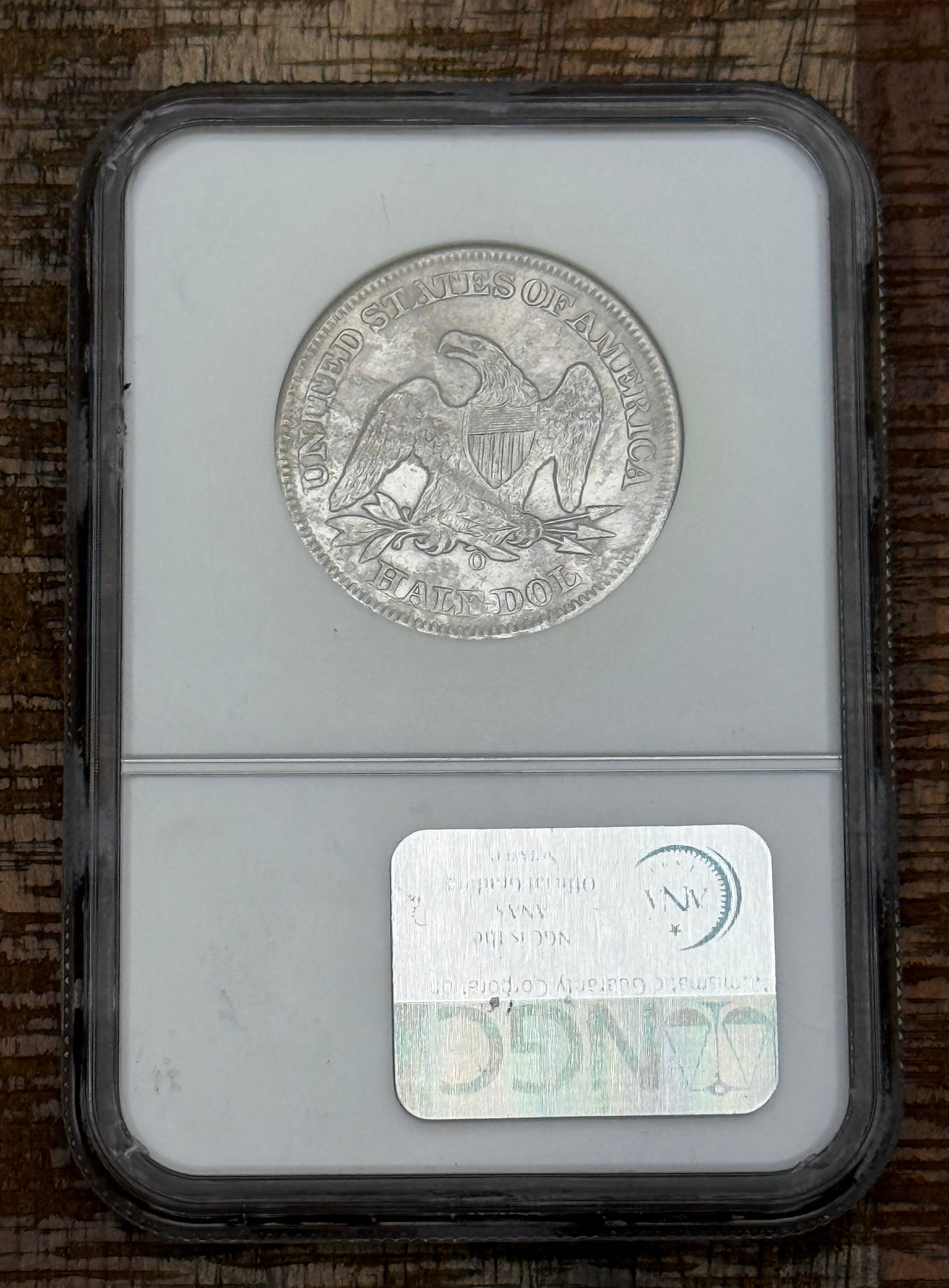 1859-O 50C Seated Liberty Half Dollar NGC Certified Shipwreck Effect ~ SS Republic Shipwreck