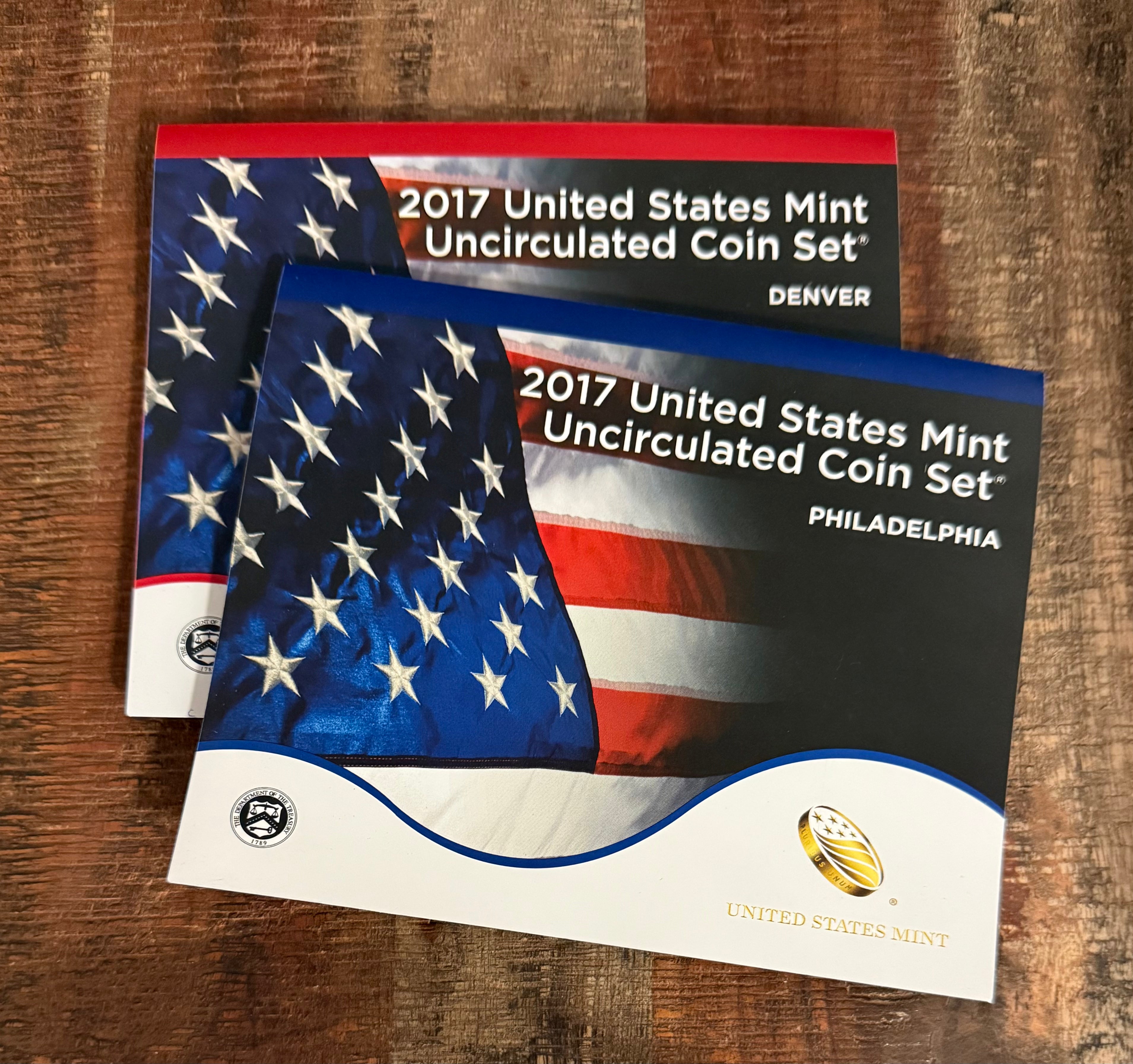 2017 P & D ~ US Mint Uncirculated Coin Set ~ In OGP with COA