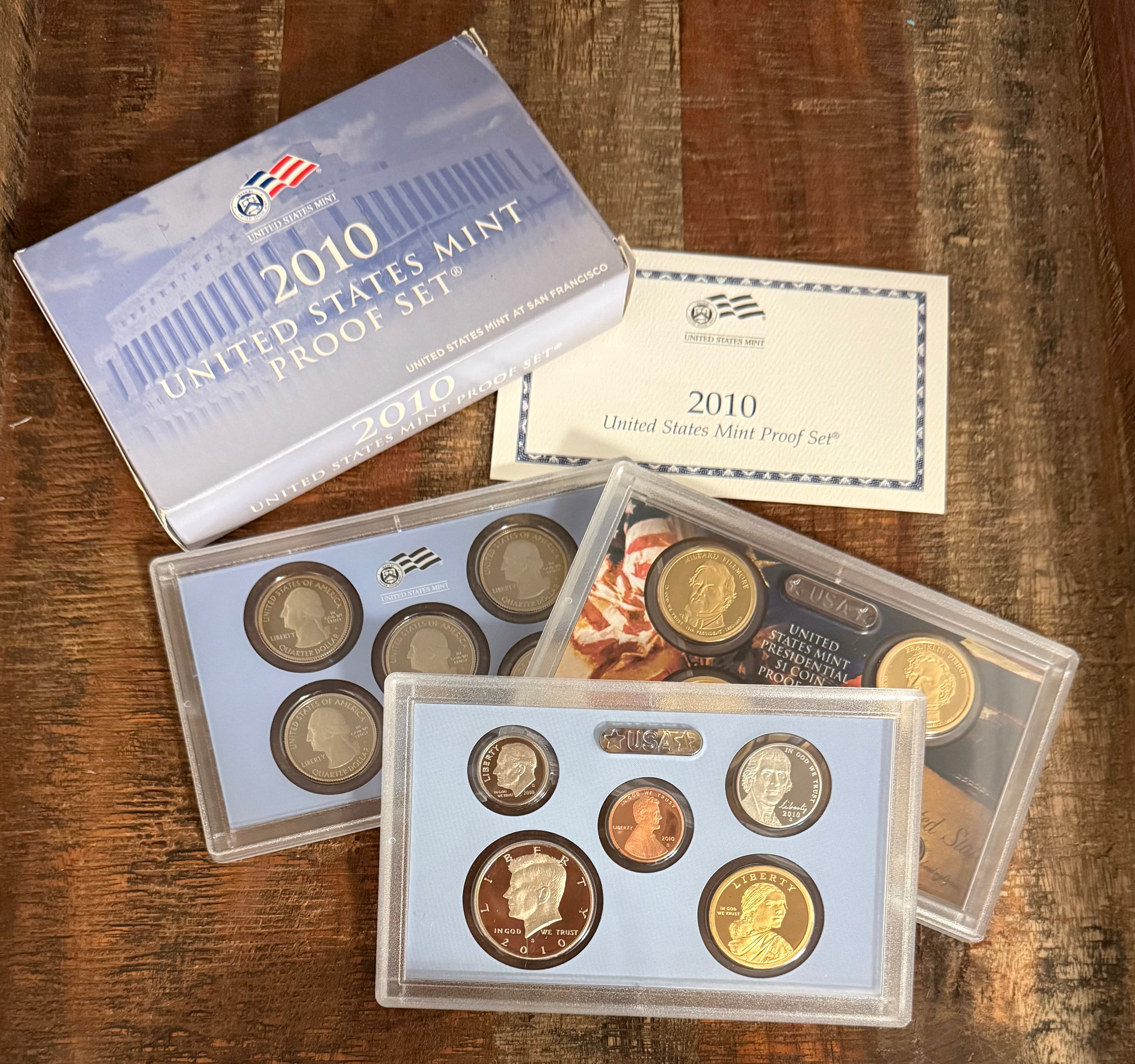 2010-S US Mint Proof Set ~ In OGP with COA