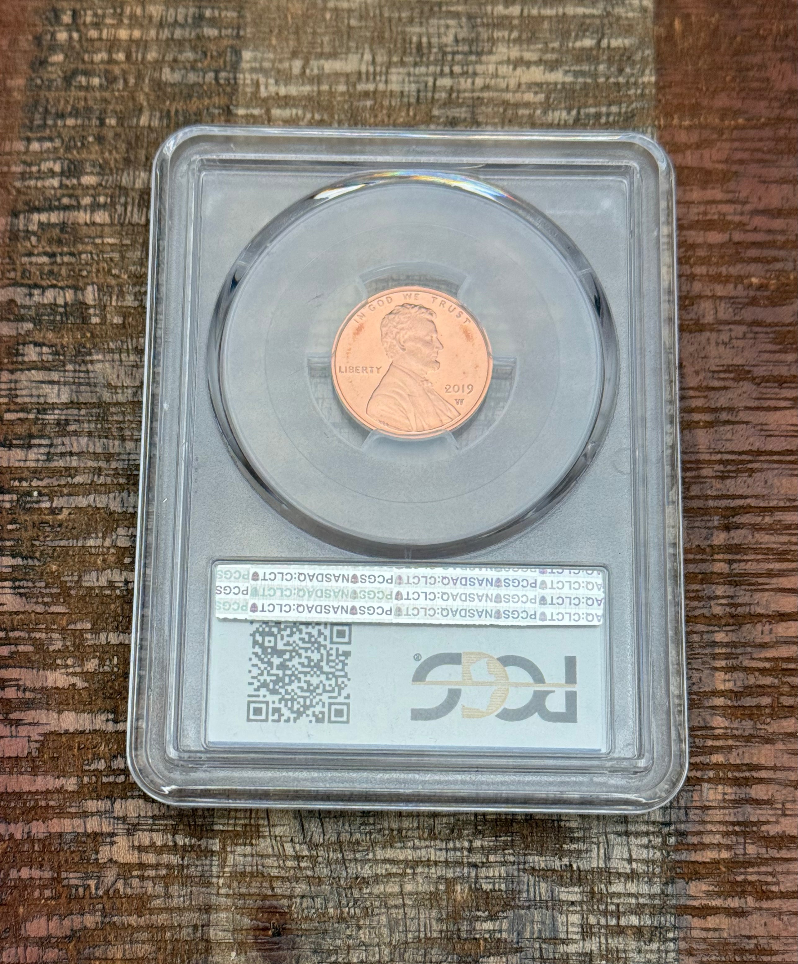 2019-W 1C US Lincoln Shield Cent ~ First Strike ~ PCGS PR69RD DCAM