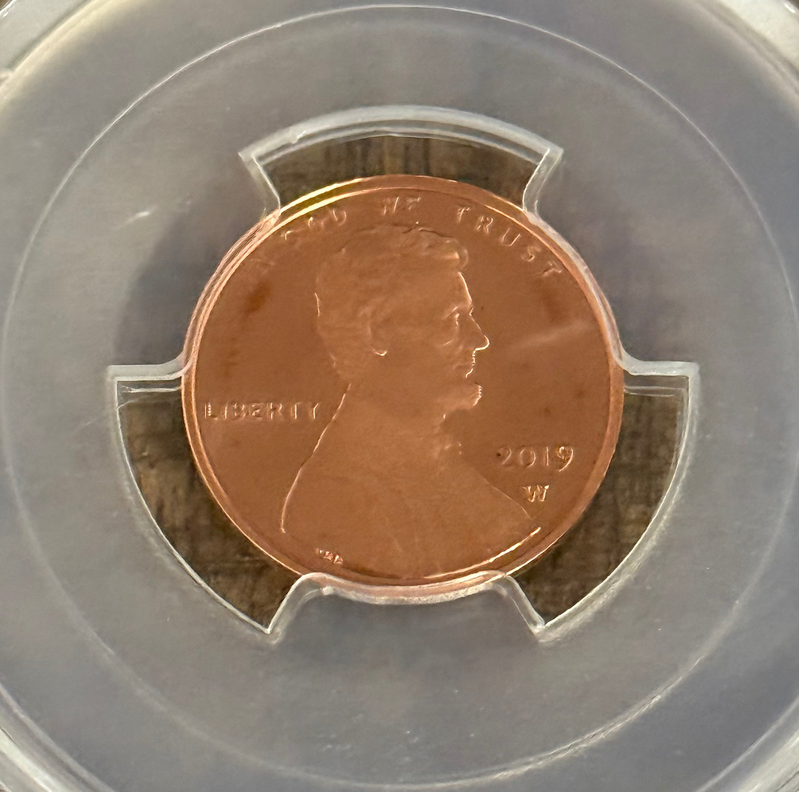2019-W 1C US Lincoln Shield Cent ~ First Strike ~ PCGS PR69RD DCAM