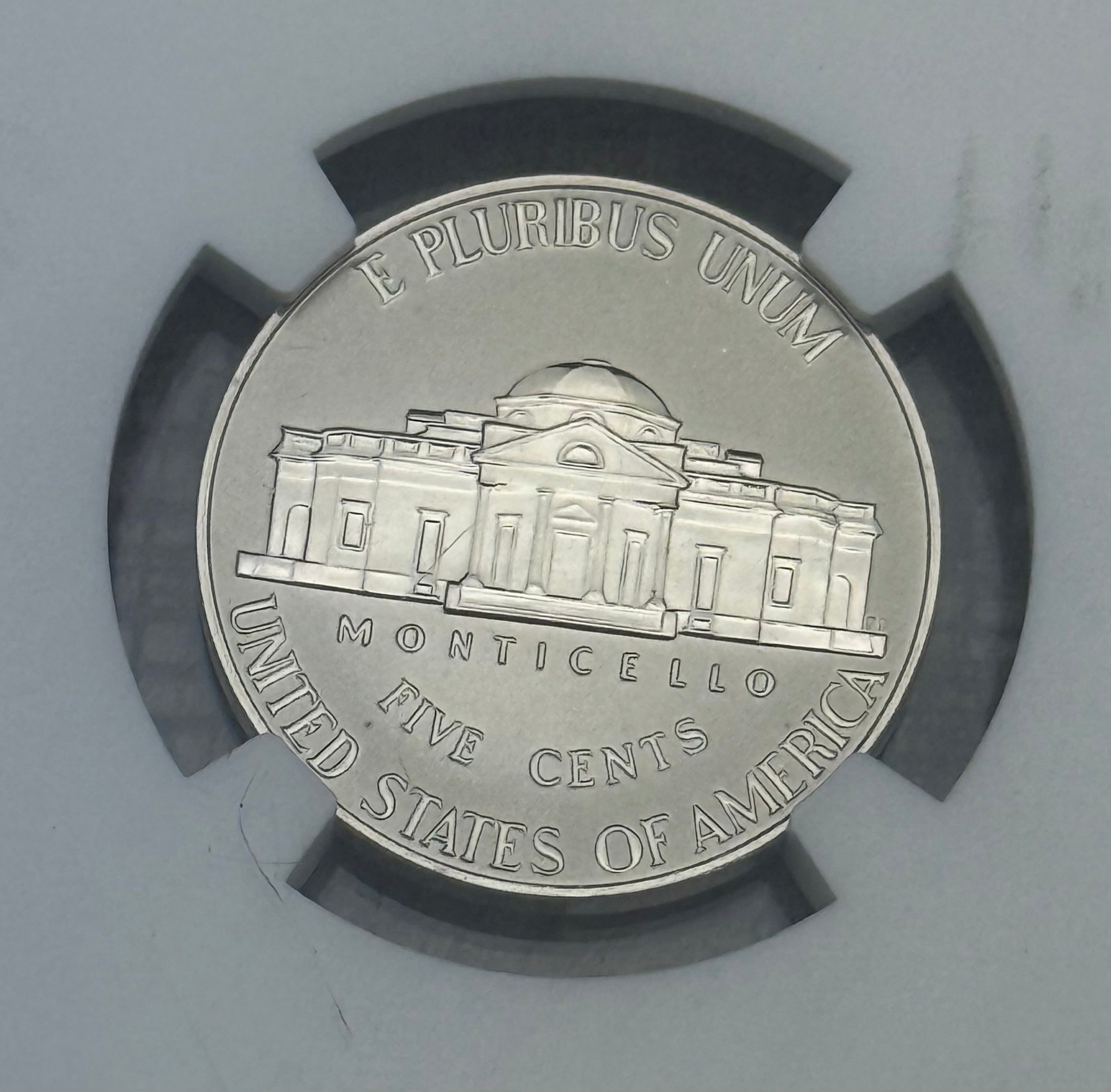 2020-W 5C Jefferson Nickel ~ Reverse Proof ~ Early Release ~ NGC Reverse PF69