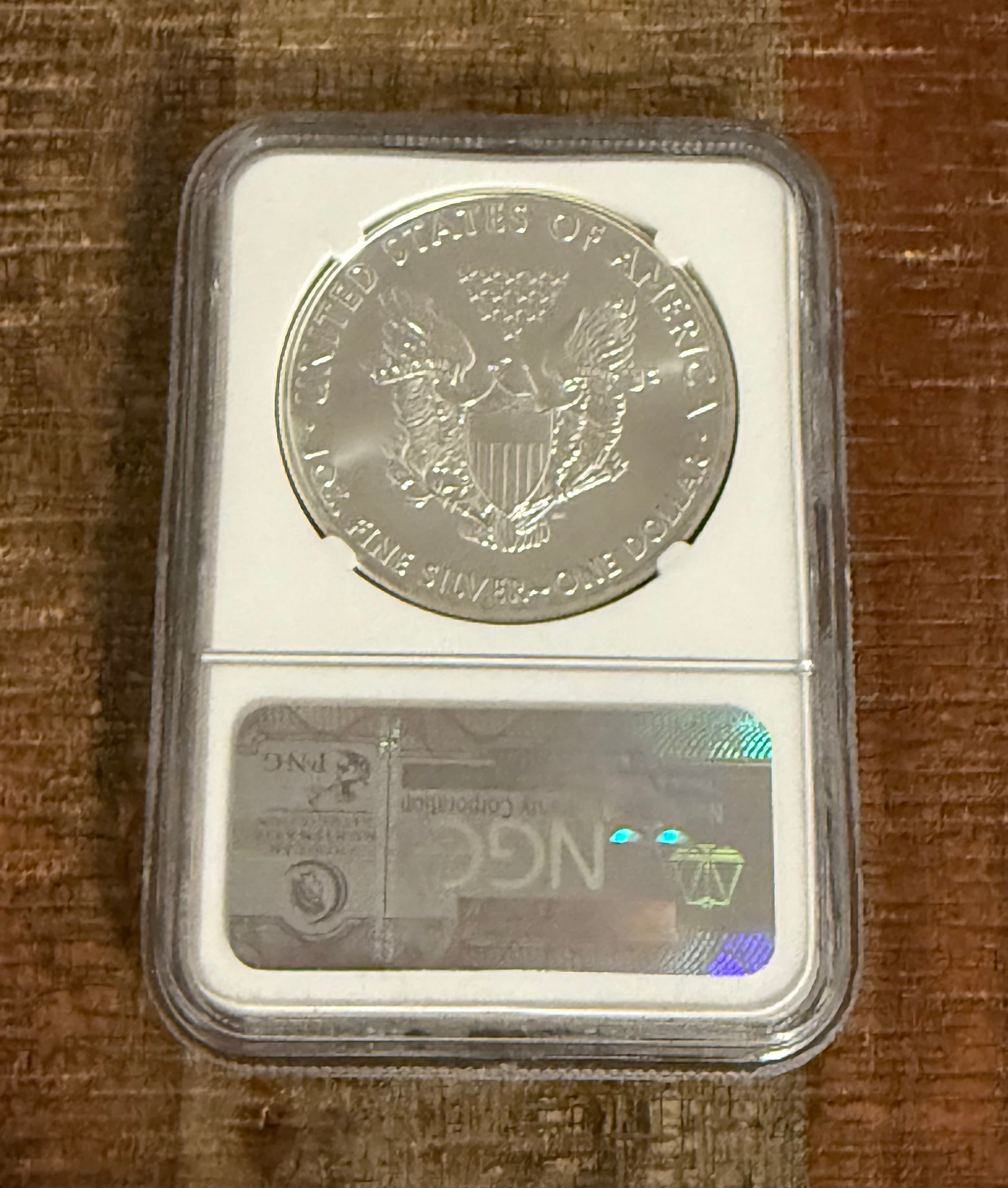 2012 $1 US American Silver Eagle NGC MS69