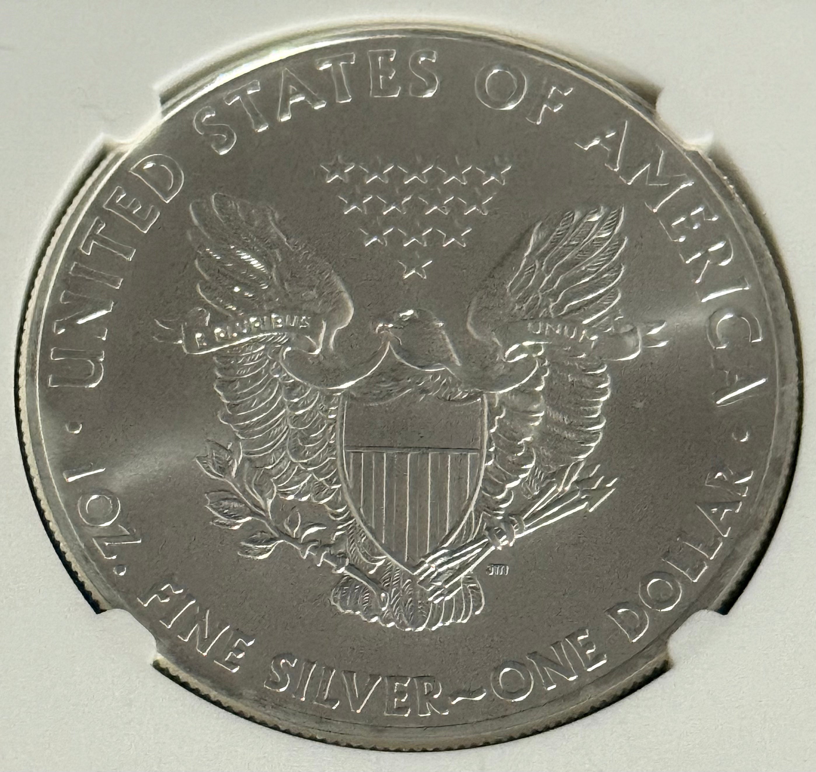2012 $1 US American Silver Eagle NGC MS69