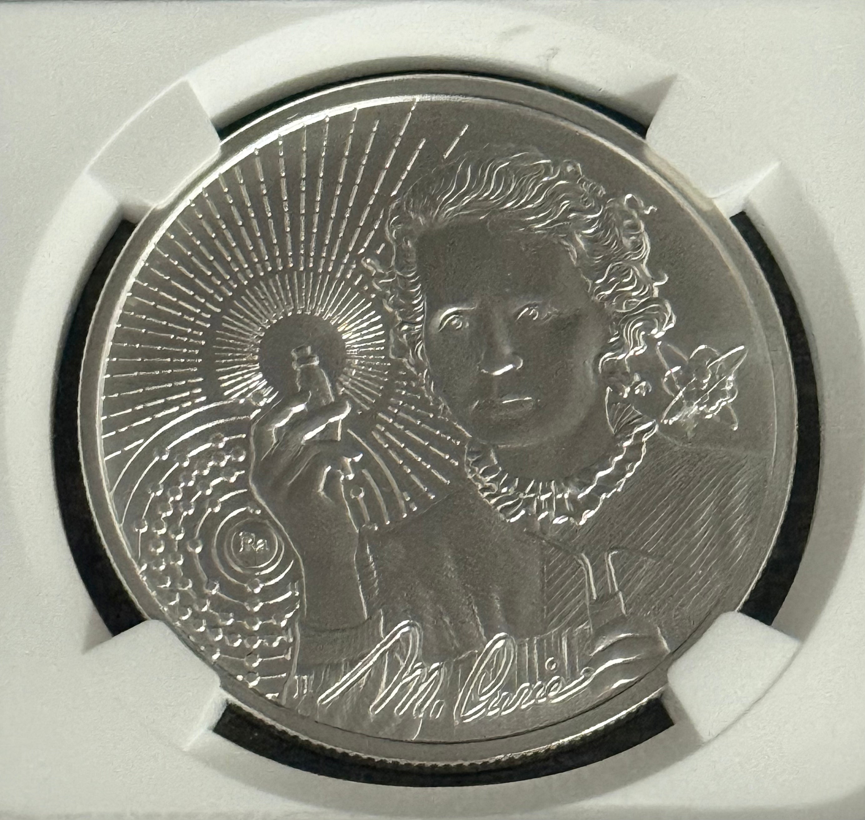 2023 $2 Niue Marie Curie ~ NGC MS70 ~ Iskowitz Signed