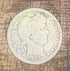 1907 50C US Barber Quarter  Dollar