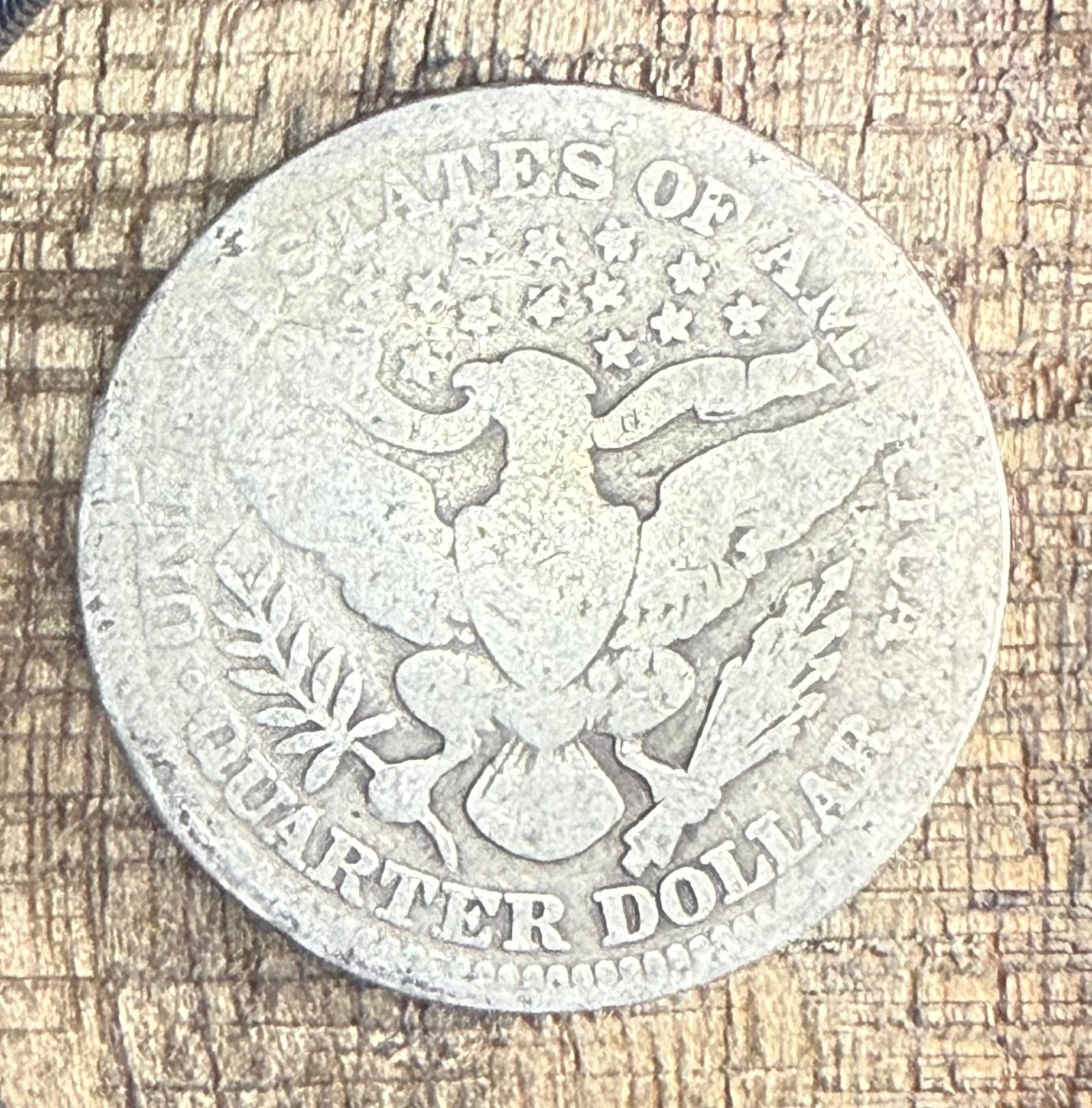 1909 25C US Barber Quarter