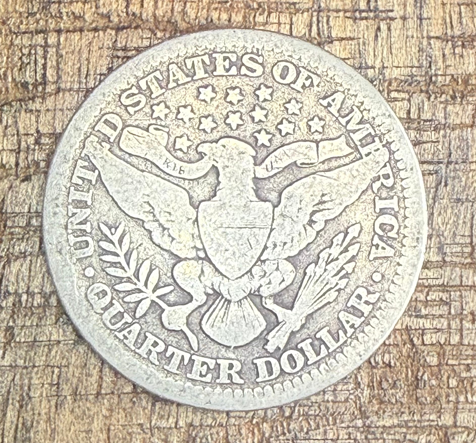 1914 25C US Barber Quarter