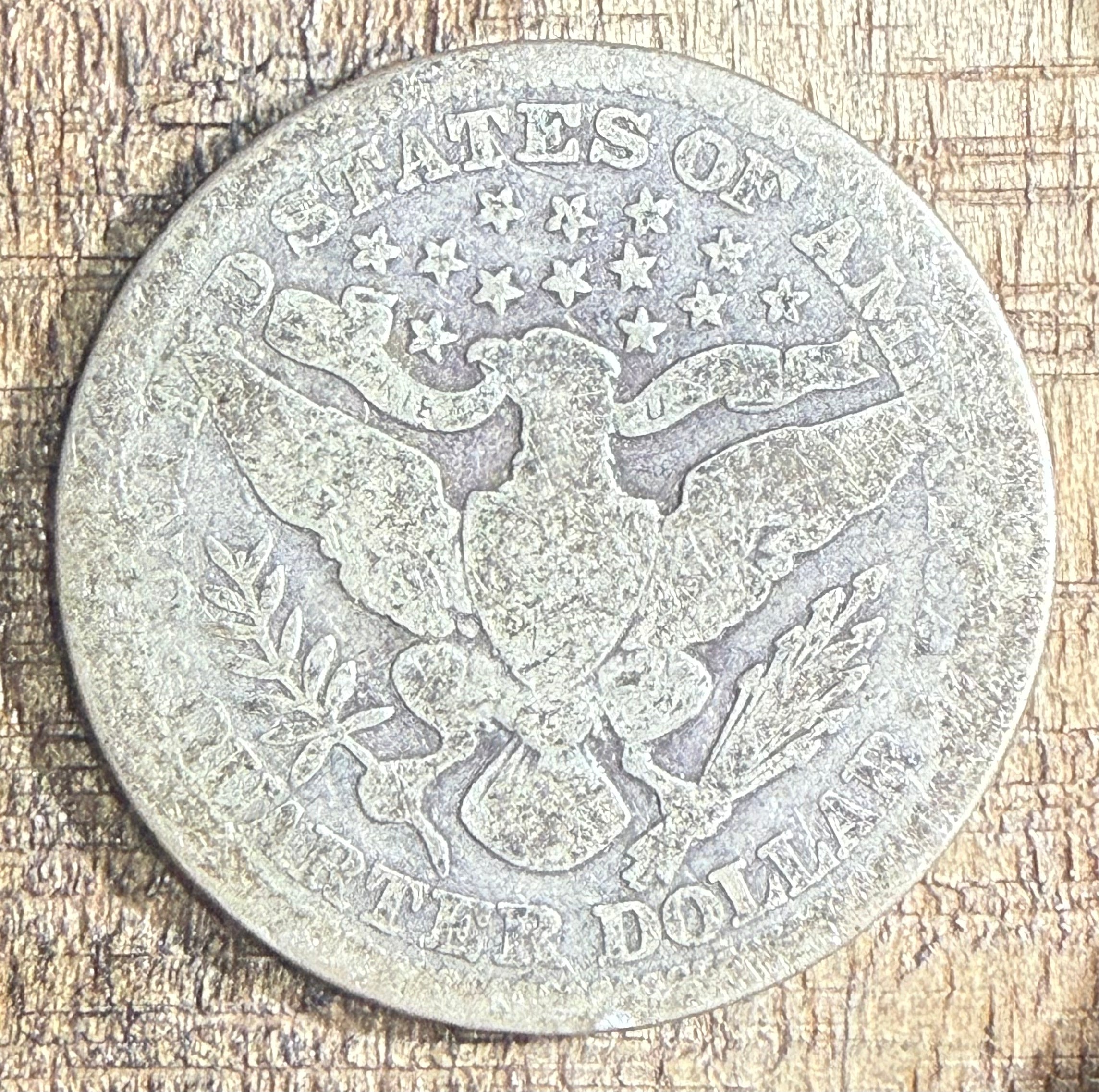 1915 50C US Barber Quarter  Dollar