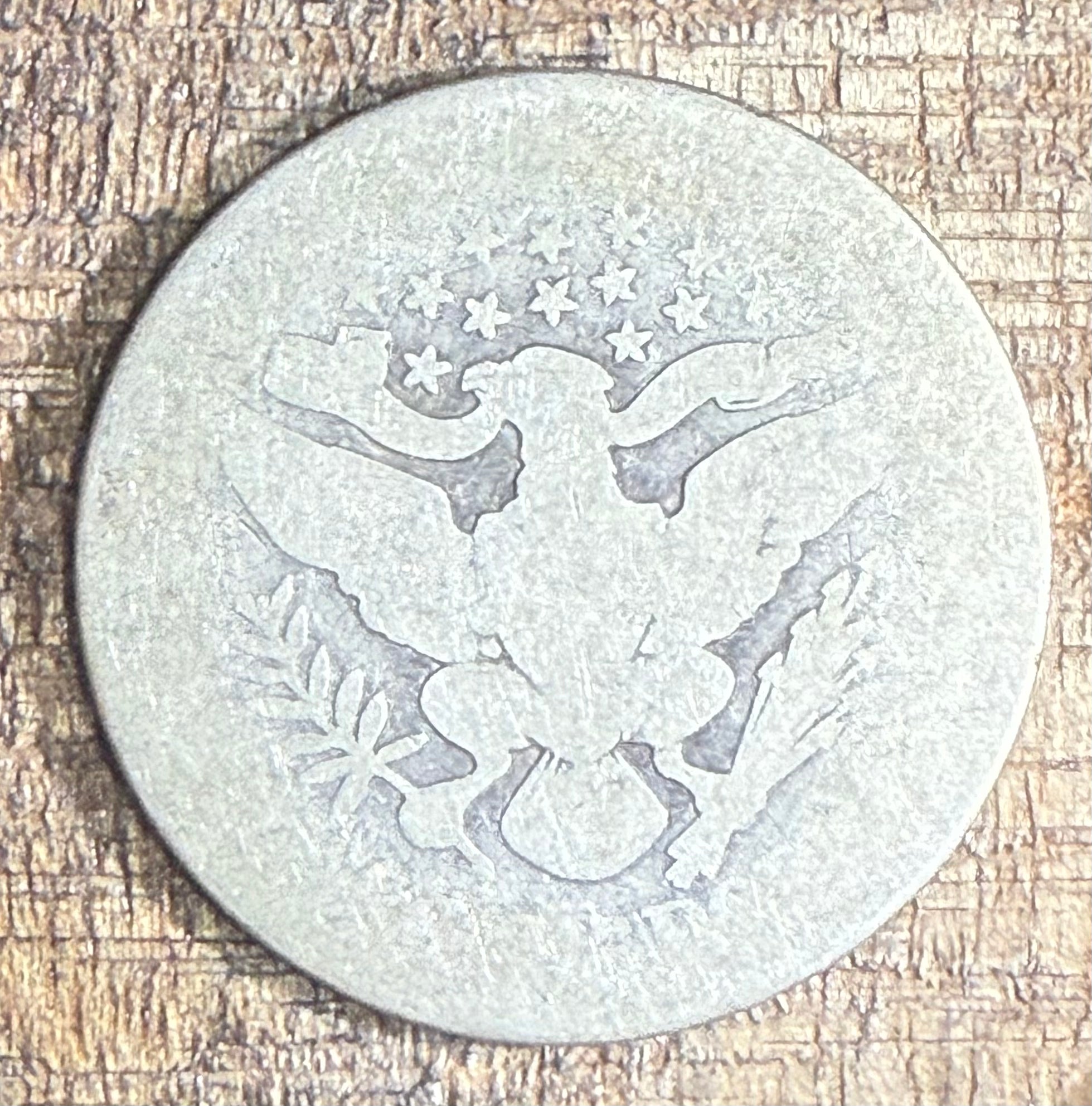 1916 50C US Barber Quarter  Dollar