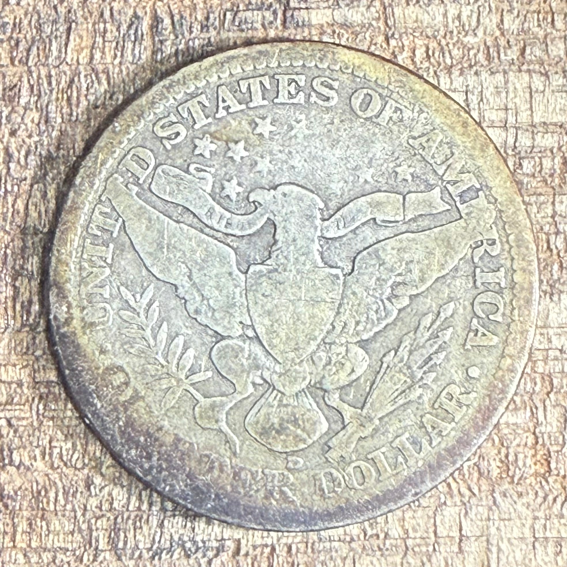 1916-D 50C US Barber Quarter  Dollar