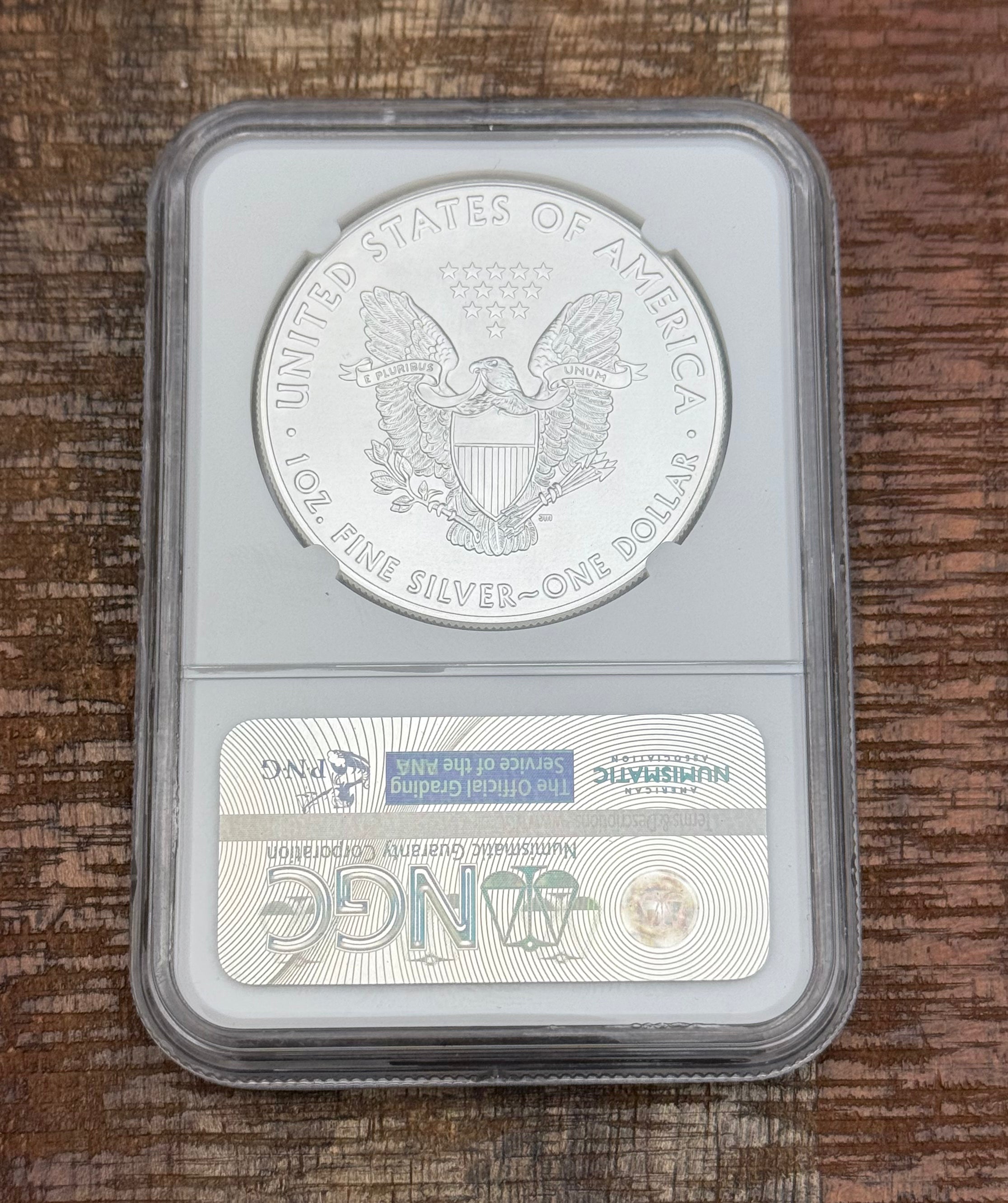 2016 $1 American Silver Eagle ~ NGC MS70 ~ First Day of Issue ~ 30th Anniversary