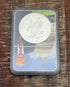 2021 $1 US American Silver Eagle, Eagle Landing T-2, FDOI, NGC MS69, Trump 45th Label President