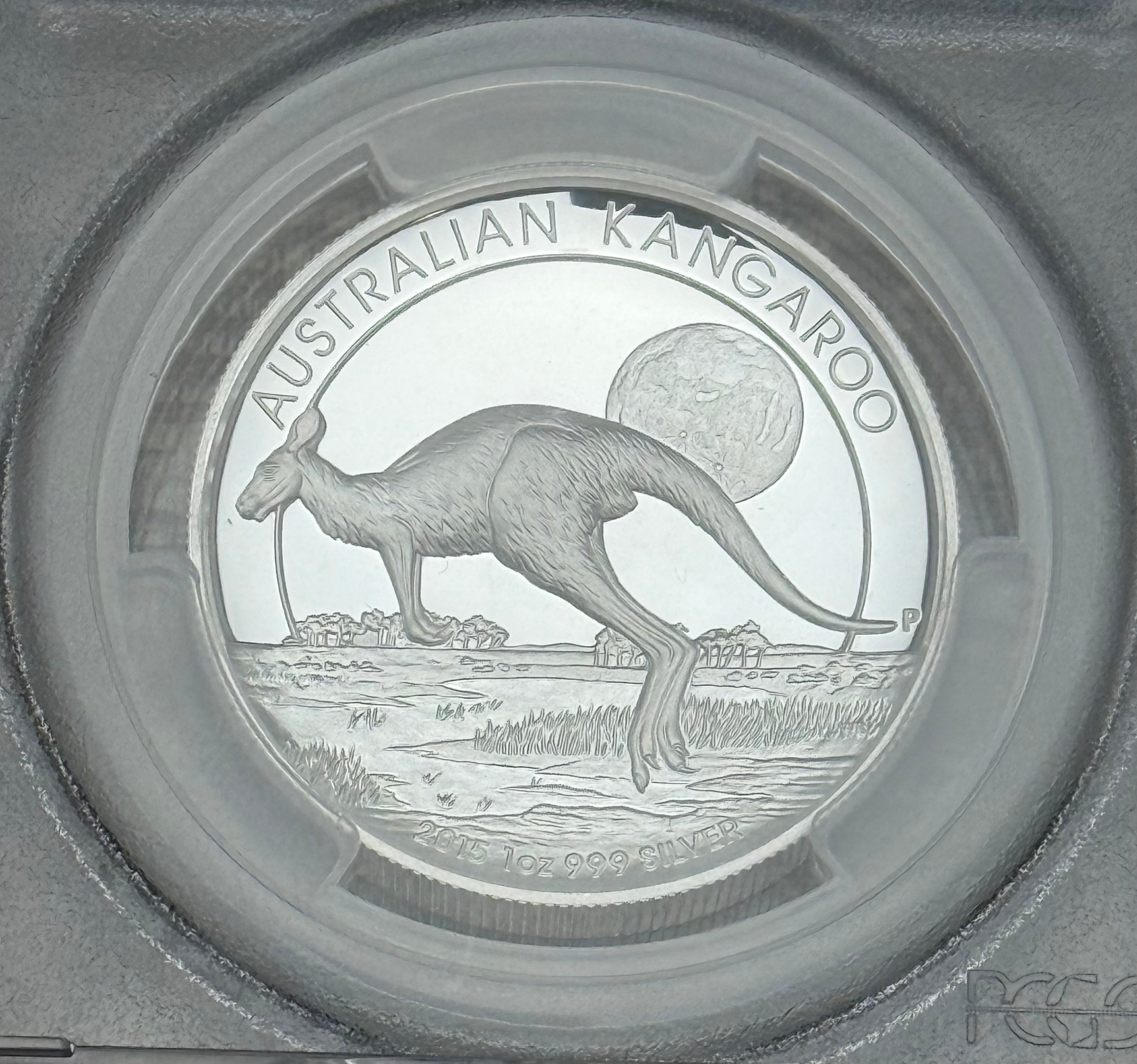 2015 $1 Australia Kangaroo ~ High Relief ~ PCGSPF69 DCAM