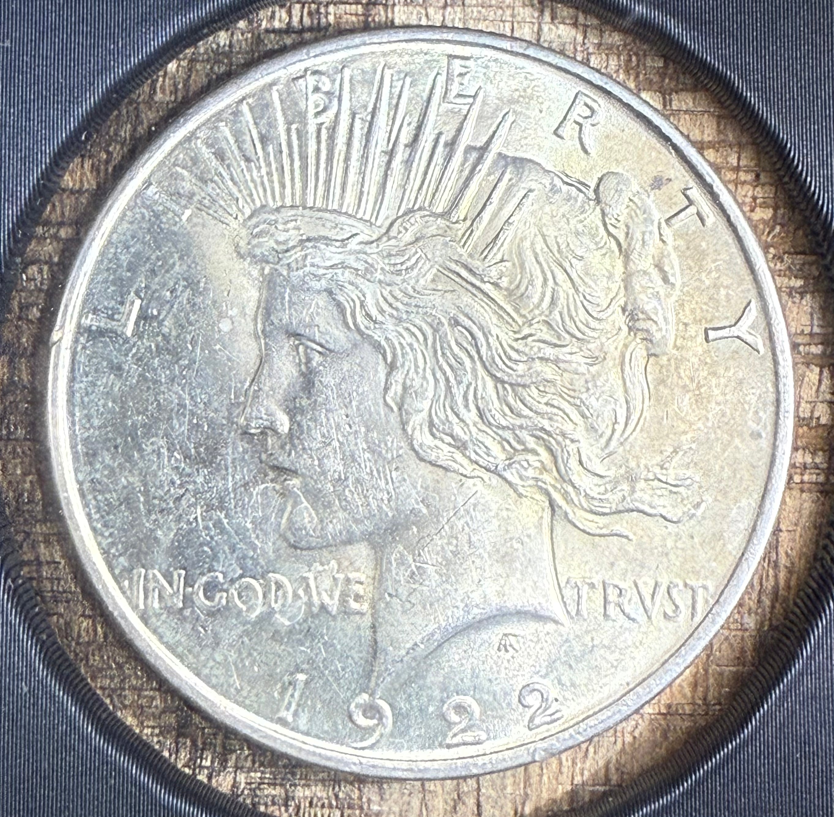 1922 $1 US Silver Peace Dollar