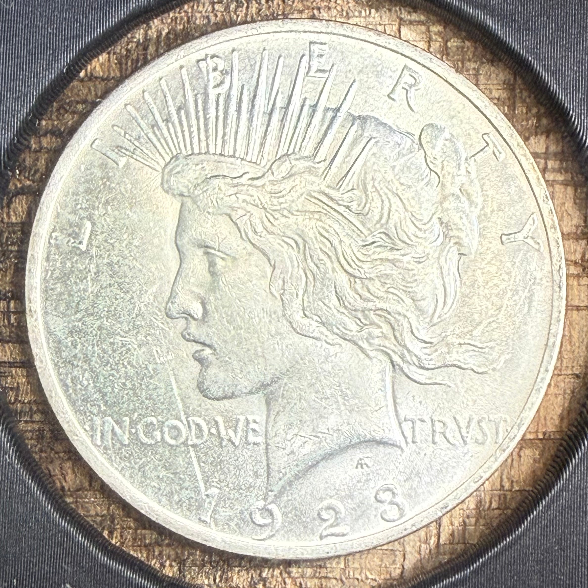 1923 $1 US Silver Peace Dollar