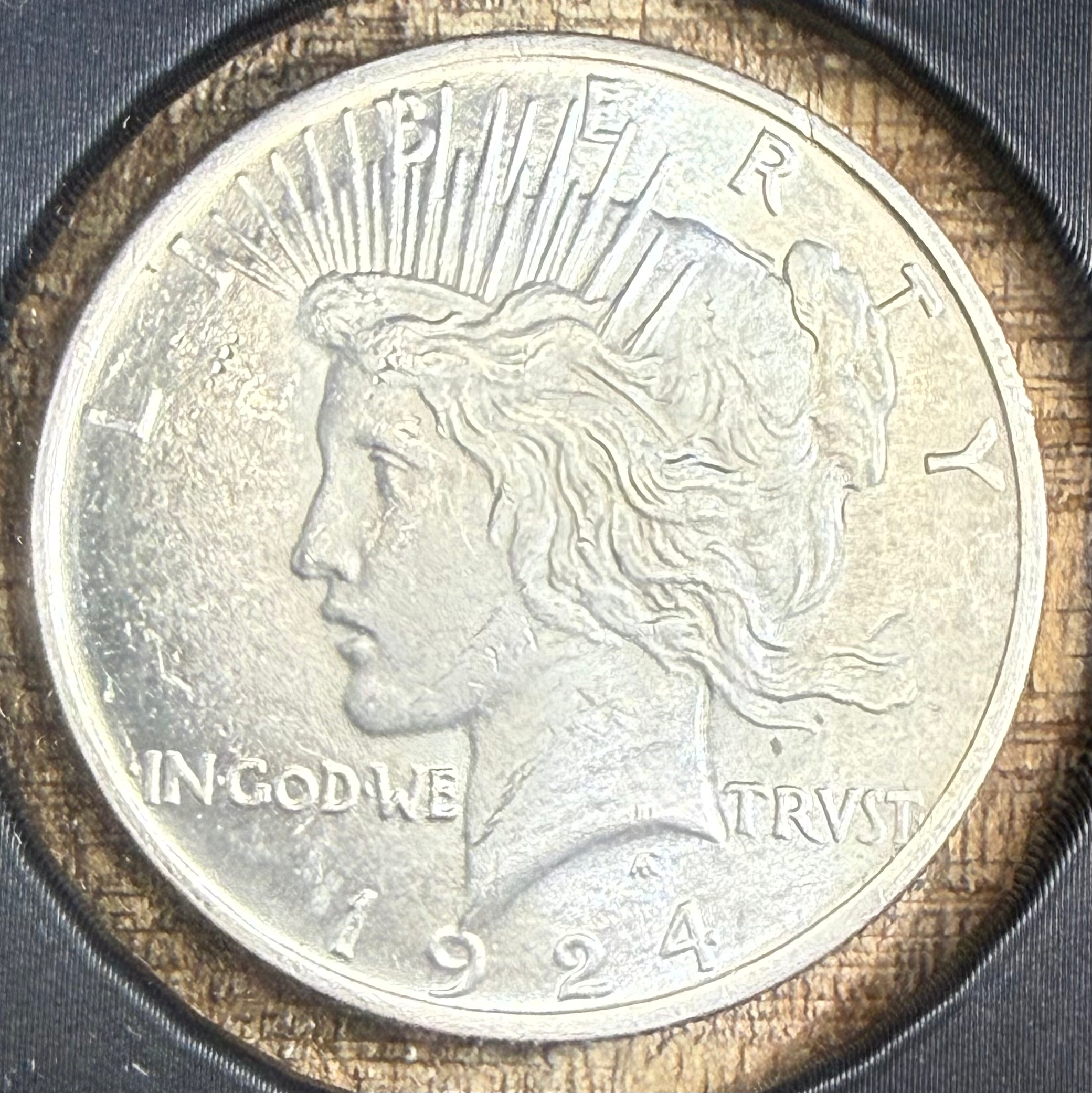 1924 $1 US Silver Peace Dollar