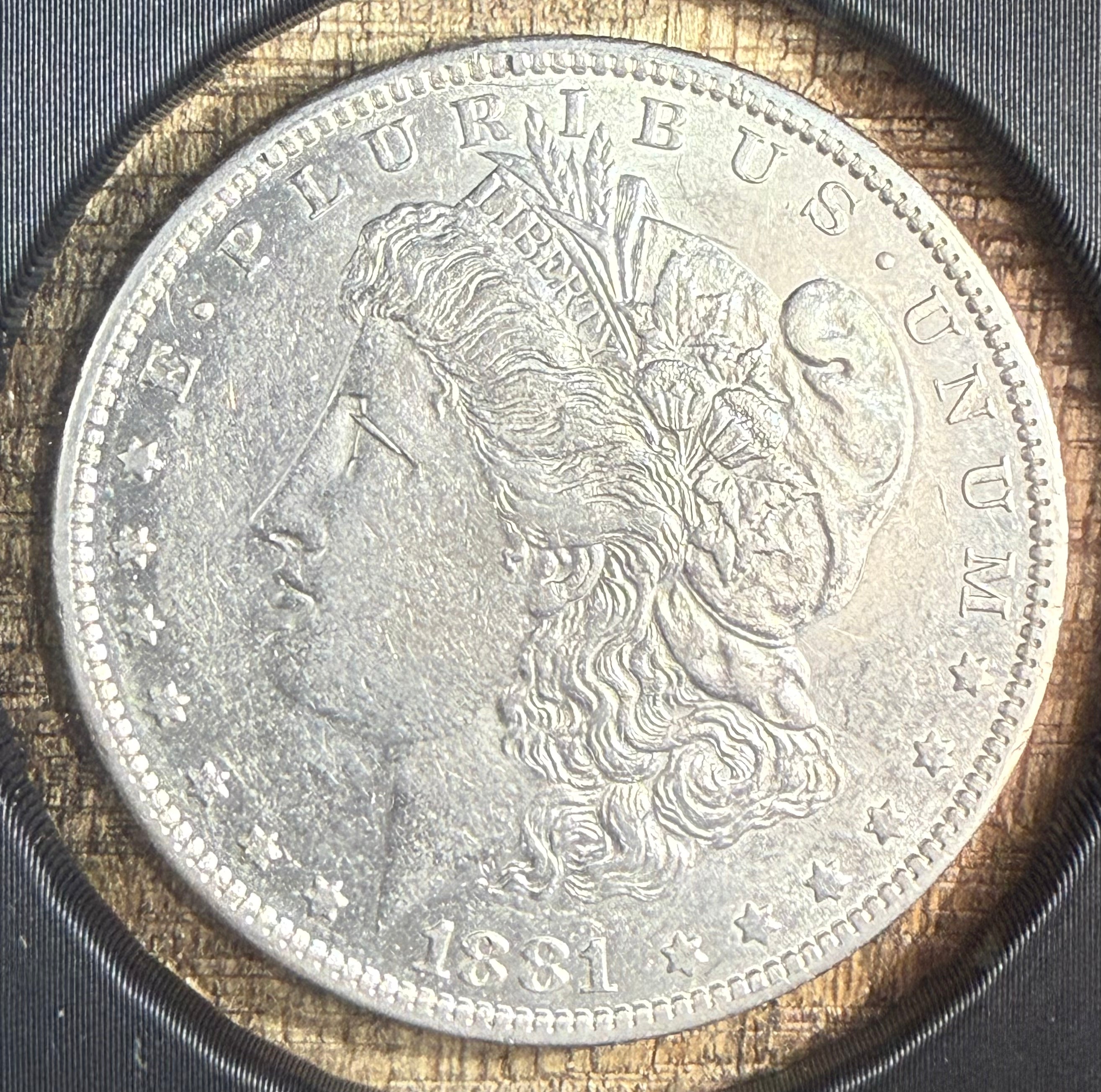 1881-O $1 US Morgan Silver Dollar