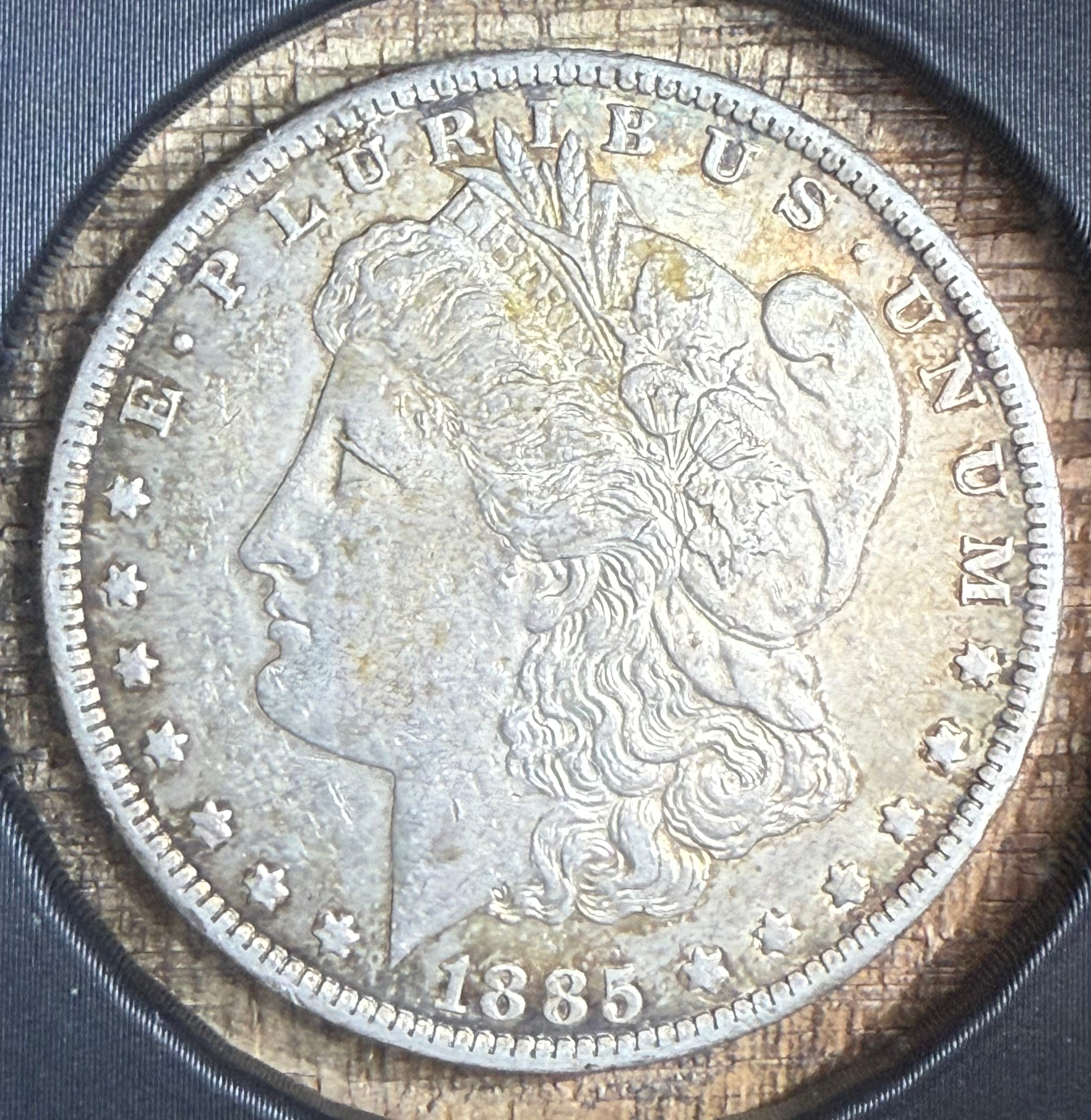 1885-O $1 US Morgan Silver Dollar