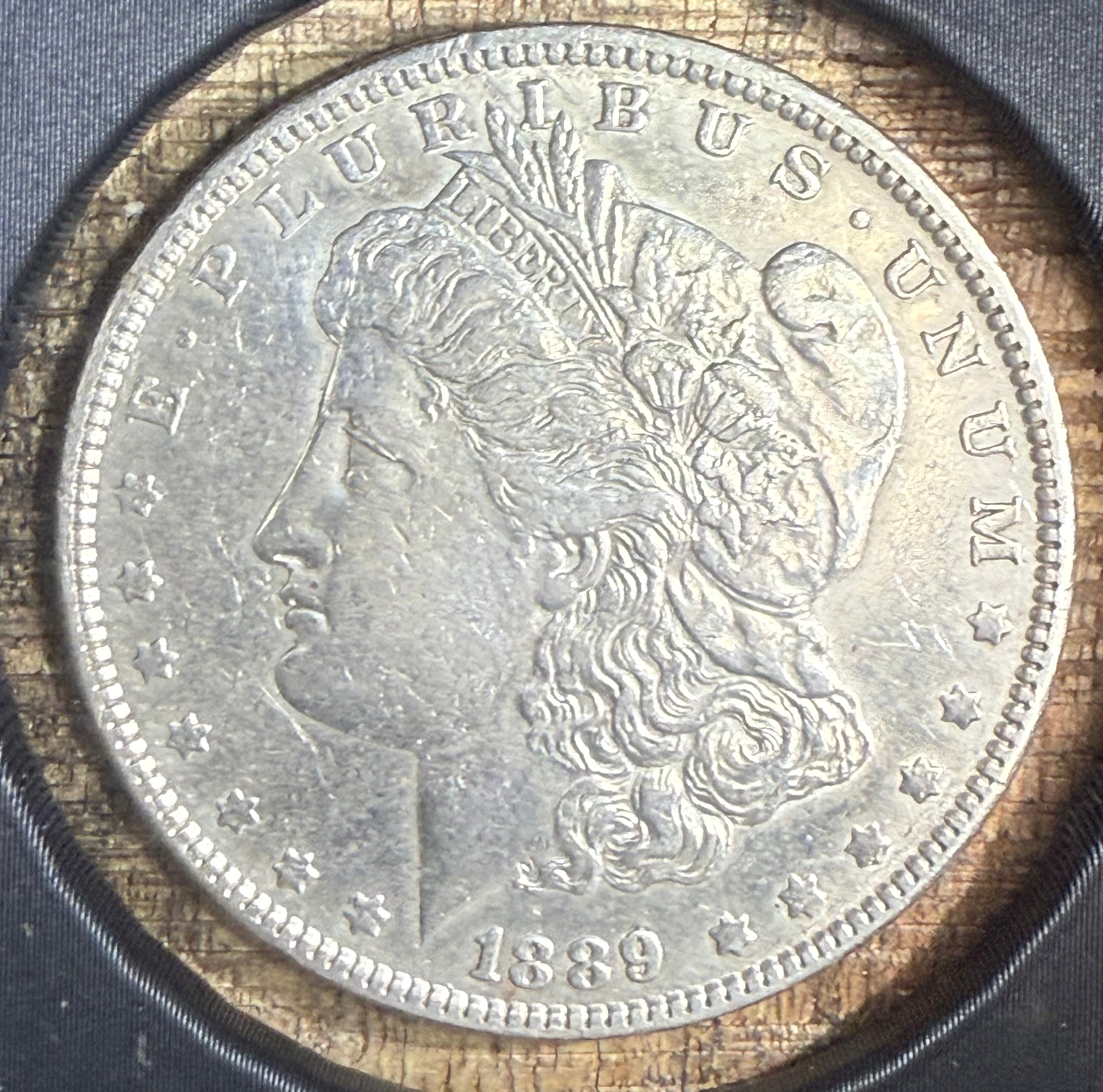 1889 $1 US Morgan Silver Dollar