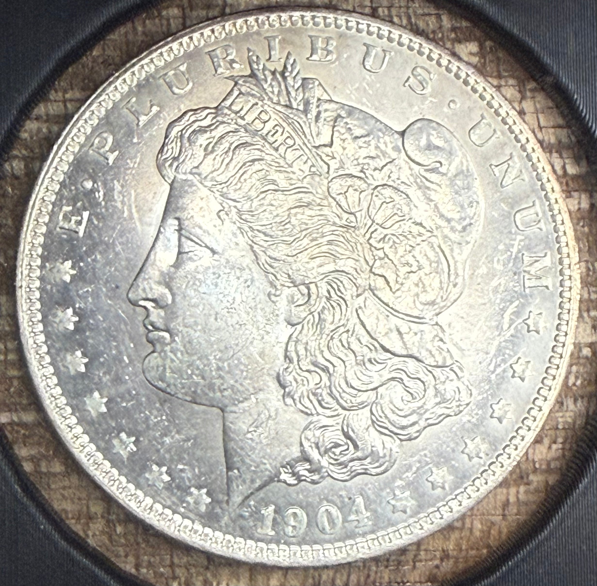 1904-O $1 US Morgan Silver Dollar