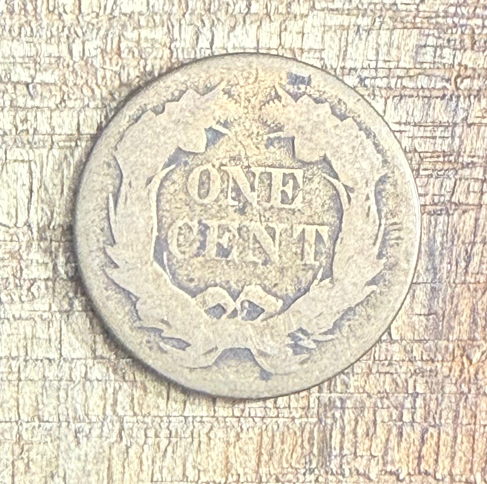 1c US Flying Cent ~ NO DATE